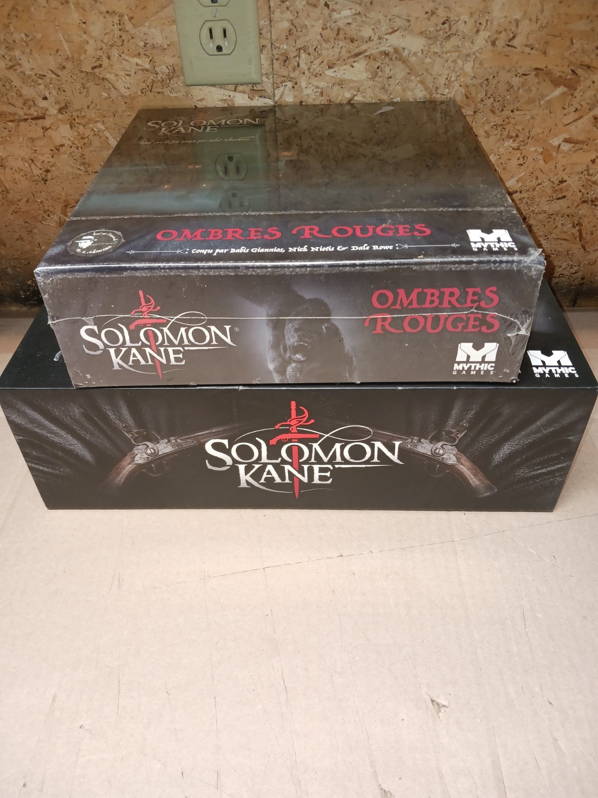 Solomon Kane Board Games- Puritan Pledge & Red Shadows. Both New. In French.