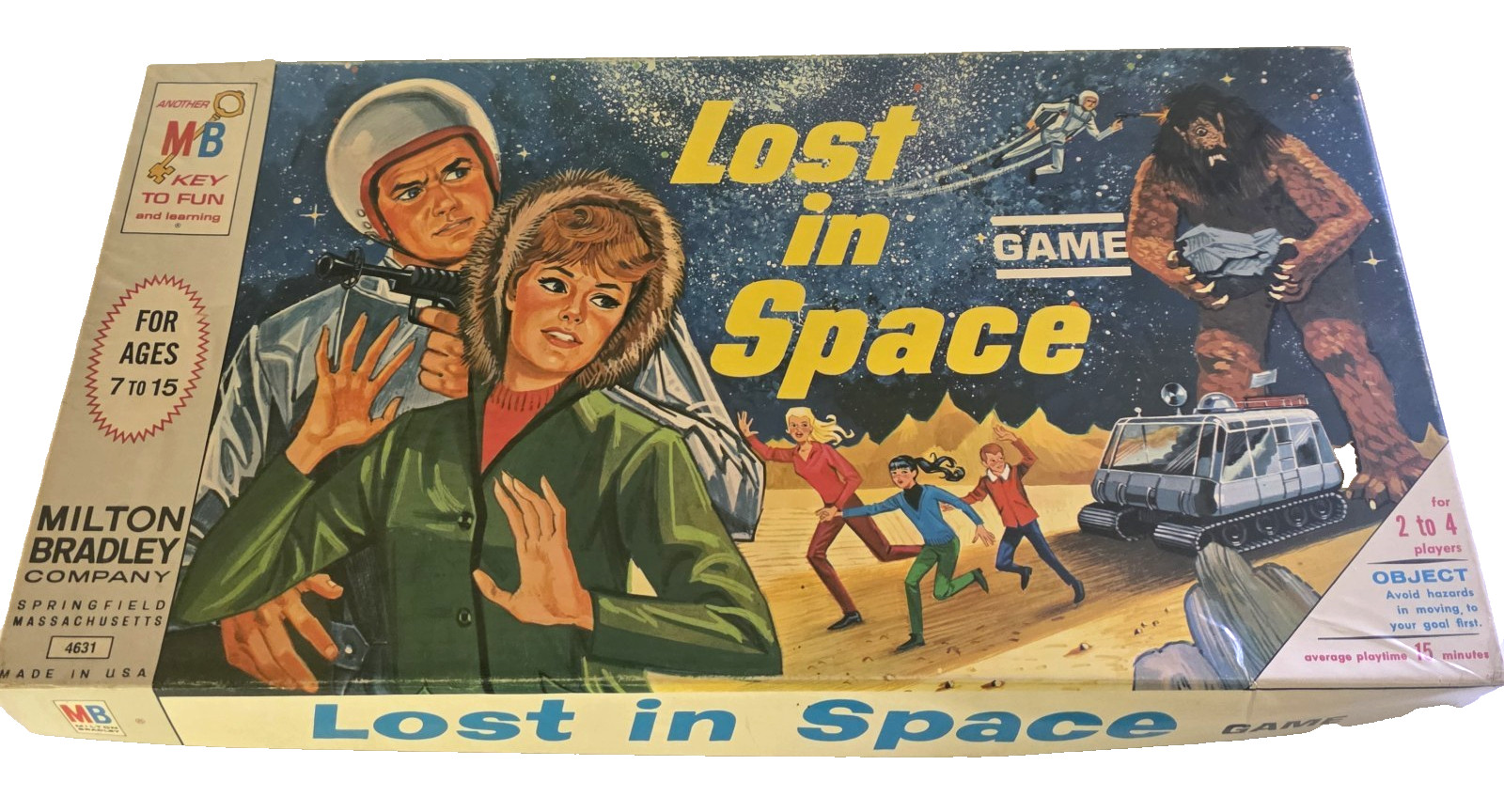 Vtg 1965 Original Milton Bradley Lost in Space Board Game in Box