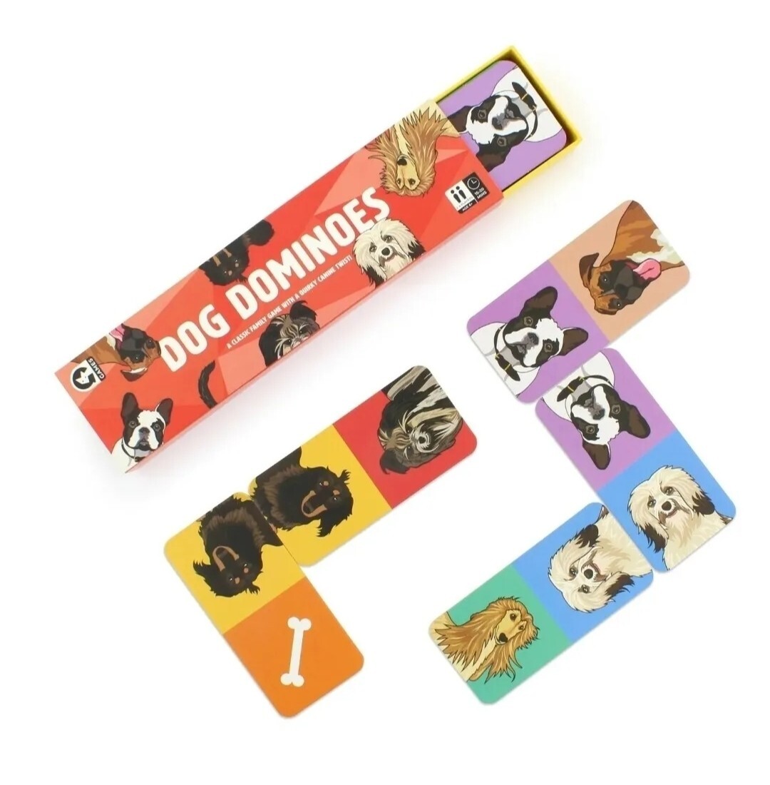 Ginger Fox Dog Themed Dominoes – Match Pairs of Pooches to Become Top Dog New