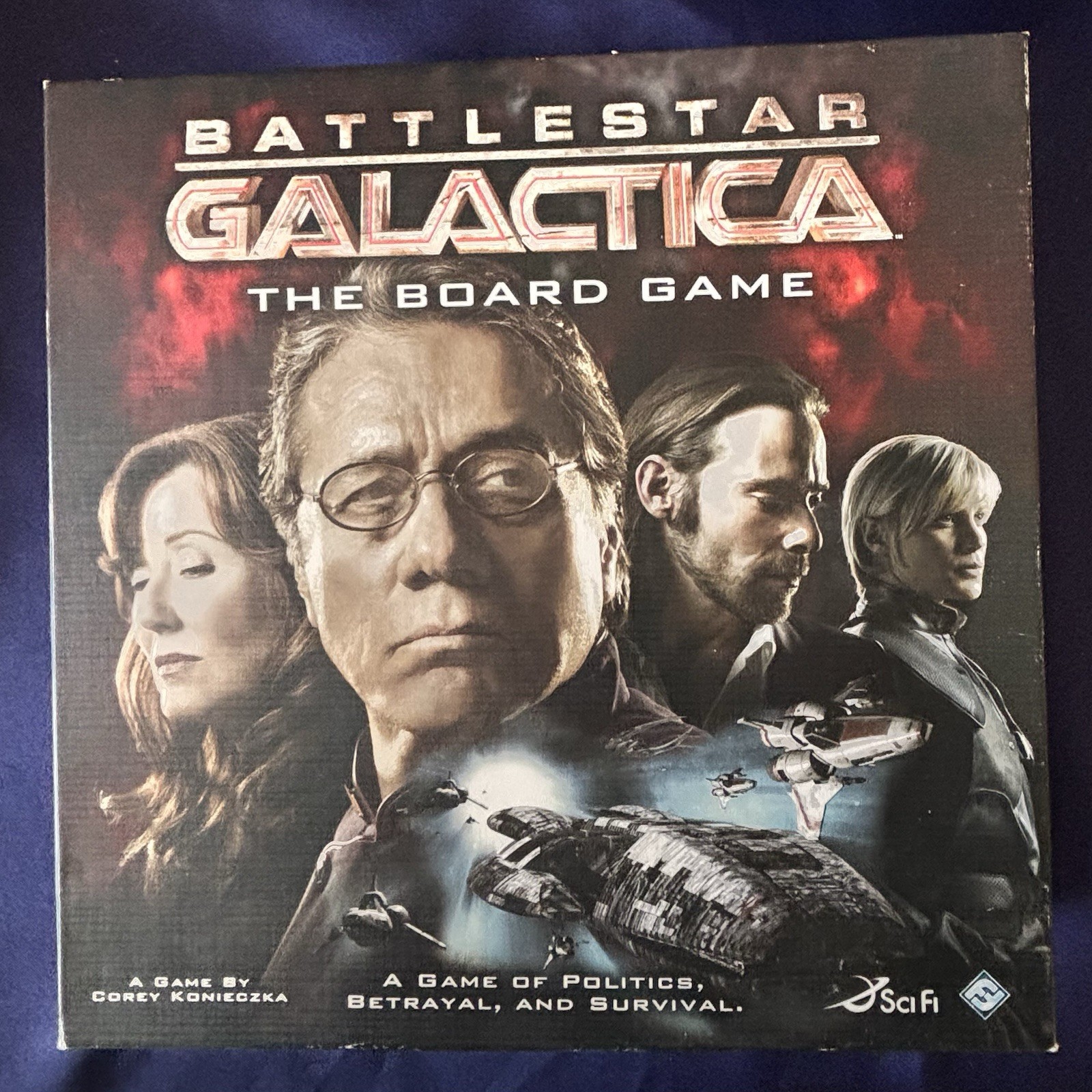 Battlestar Galactica The Board Game Fantasy Flight Games 2008 Complete Sci-Fi