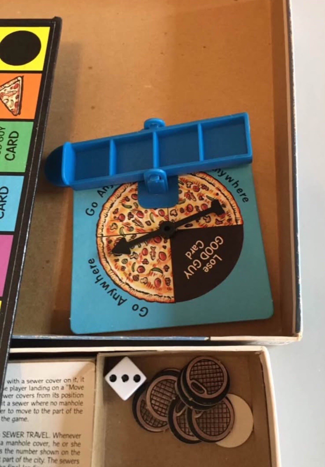 Teenage Mutant Ninja Turtles Pizza Power Board Game VTG 1987 TMNT COMPLETE