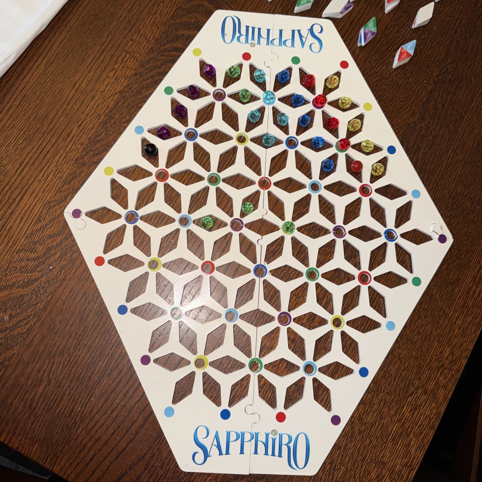 Sapphiro Board Game A Brilliant Game of Luck & Strategy by Mindware