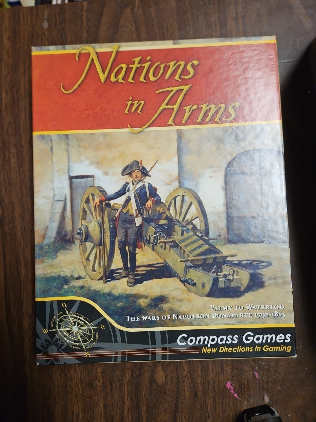 Nations in Arms: Valmy to Waterloo (open, unpunched, cards sealed) Compass Games