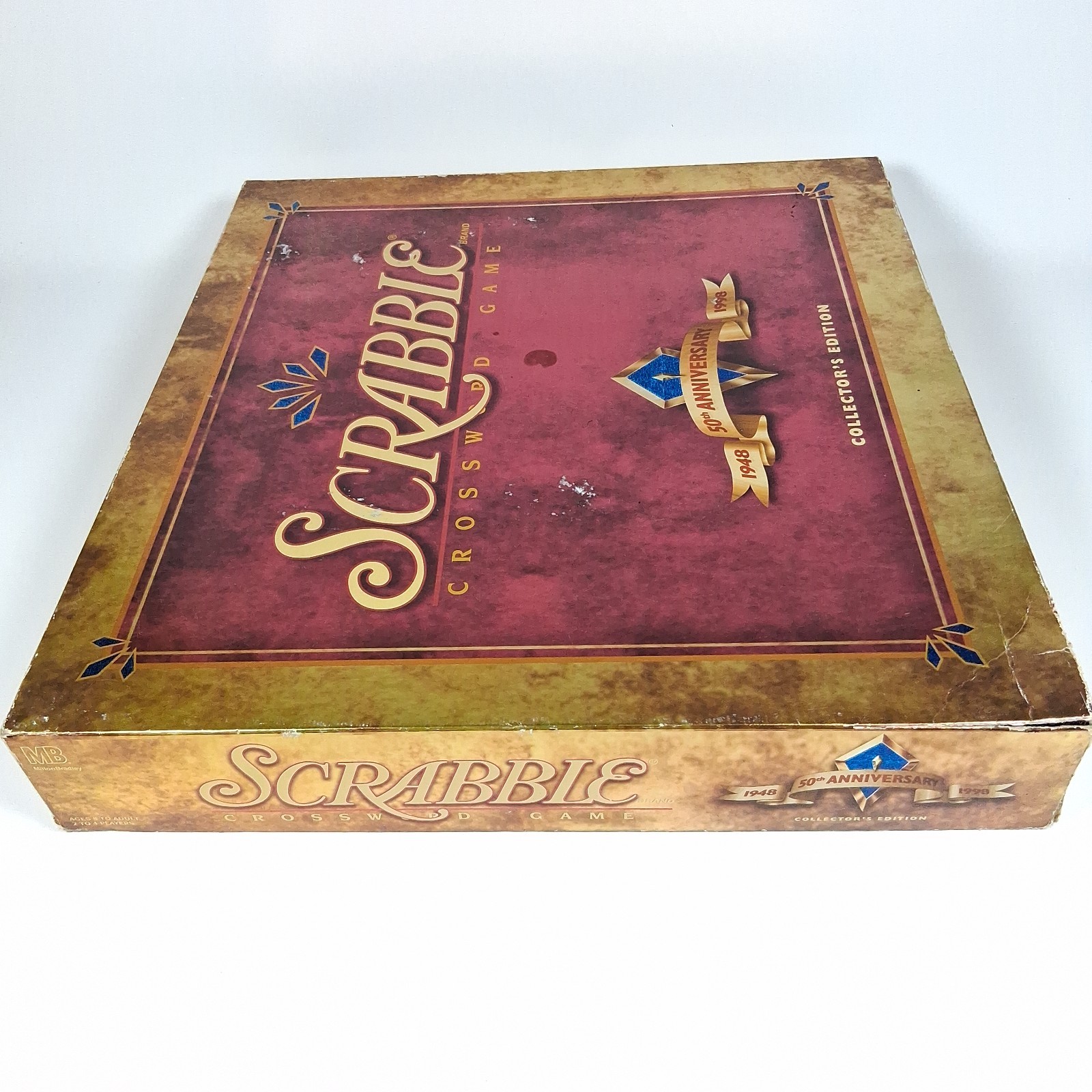 Scrabble 50th Anniversary Collectors Edition 1998 Vintage Board Game