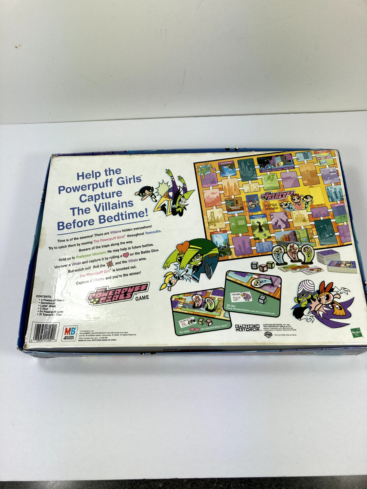 2000 Power Puff Girls Board Game Cartoon Network