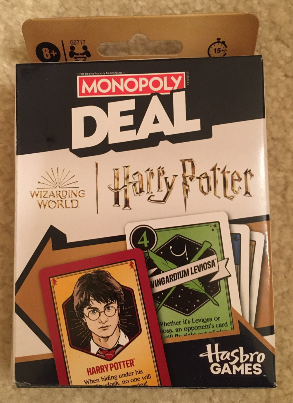 NEW Monopoly Deal: Harry Potter Card Game | Ages 8+ | 2-5 Players | Travel Size