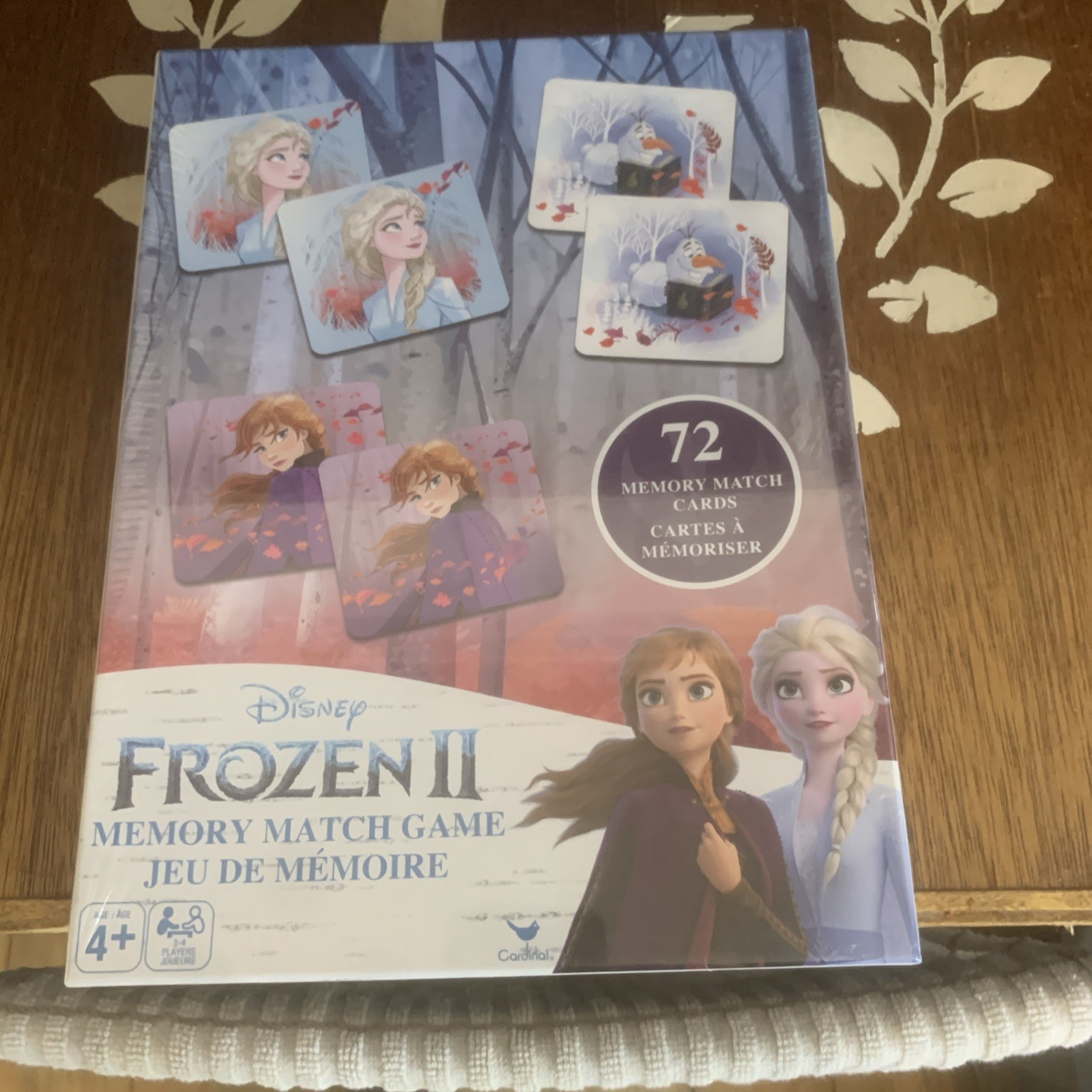 DISNEY FROZEN II Memory Match Game 72 Cards Kids ELSA ANNA OLAF Educational NEW