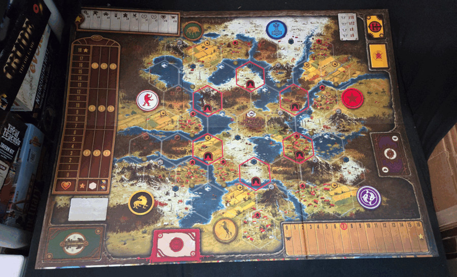 Stonemaier Games Sycthe Strategy Board Game 1-5 Players Complete