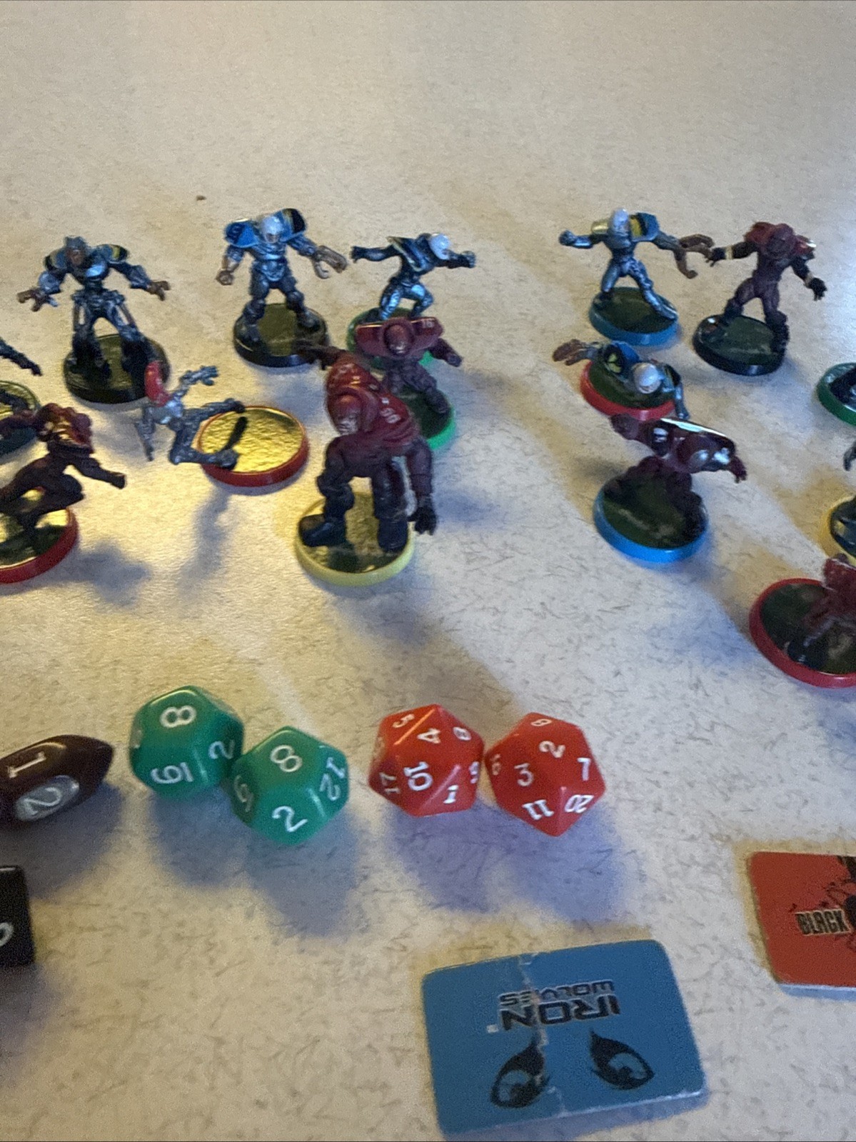 Milton 2003 BATTLE BALL Football Game Replacement Parts 20 Players Dice Cards ++