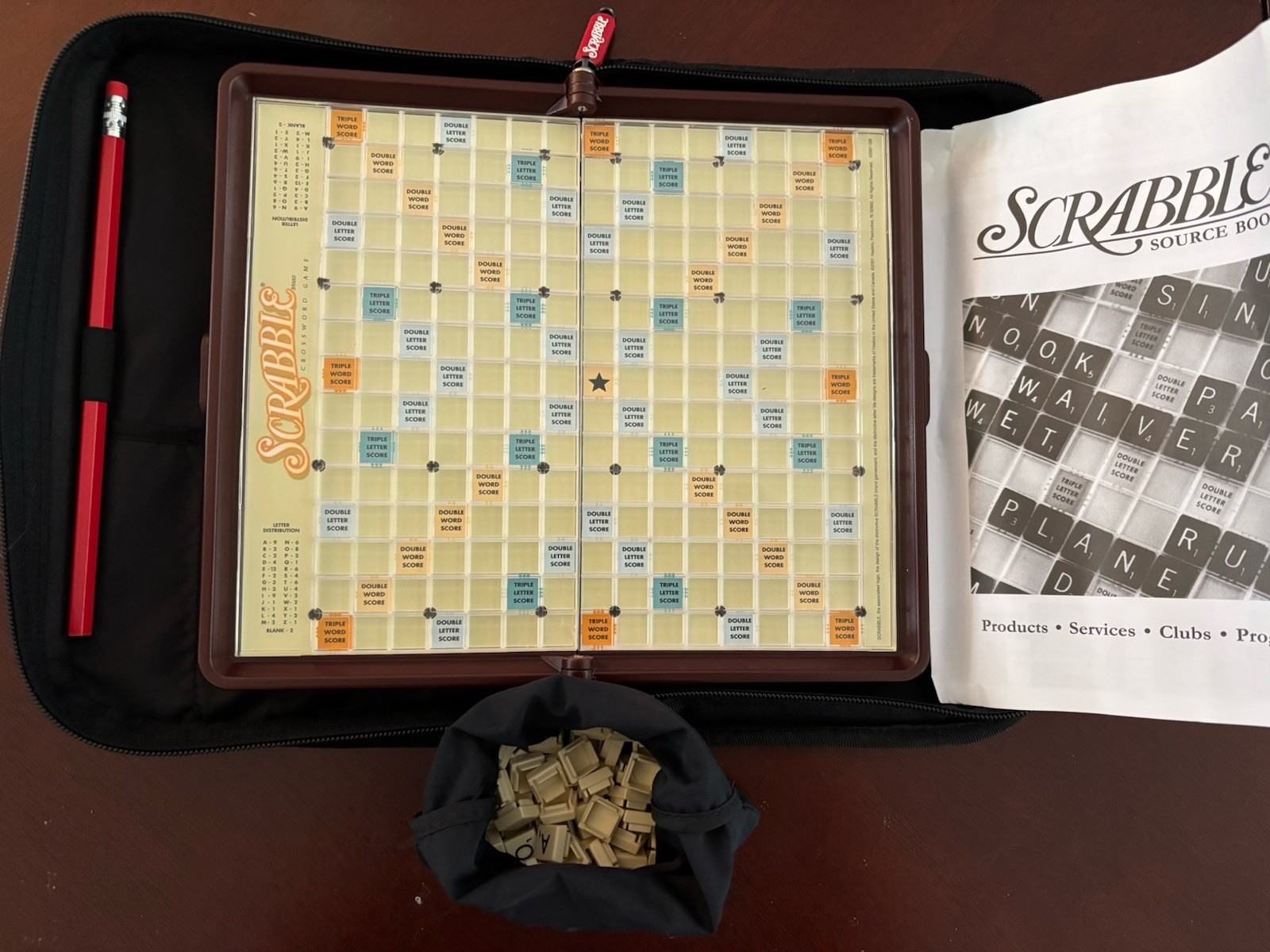 Scrabble & Yahtzee Travel Board Games, 2+ Players, Ages 8+, Fun on the Go!