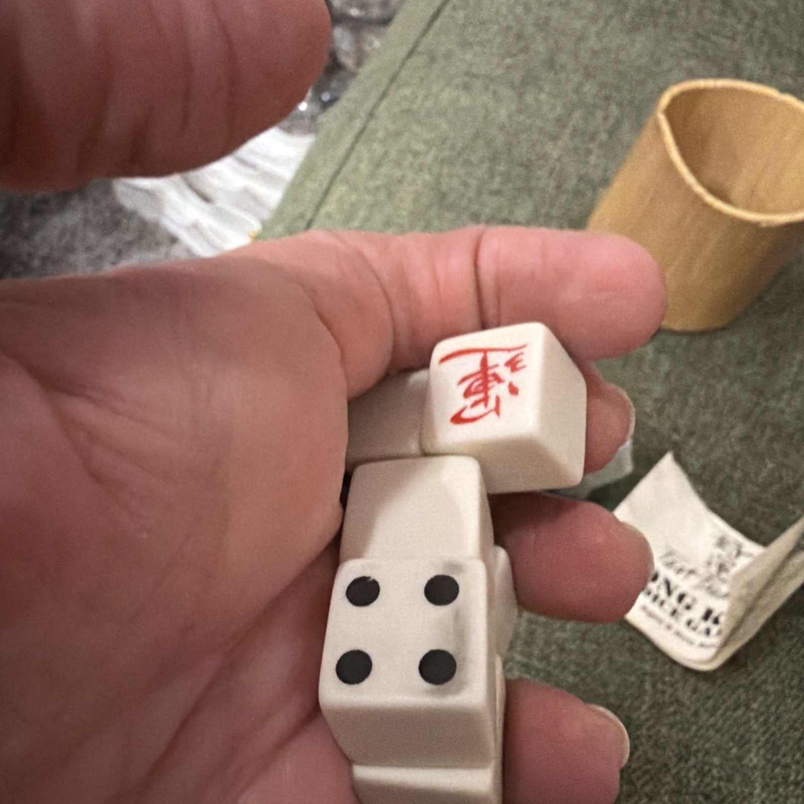 VTG Fast Freddys Hong Kong Dice Game Shaker Cup Jax LTD 1983 Family Game