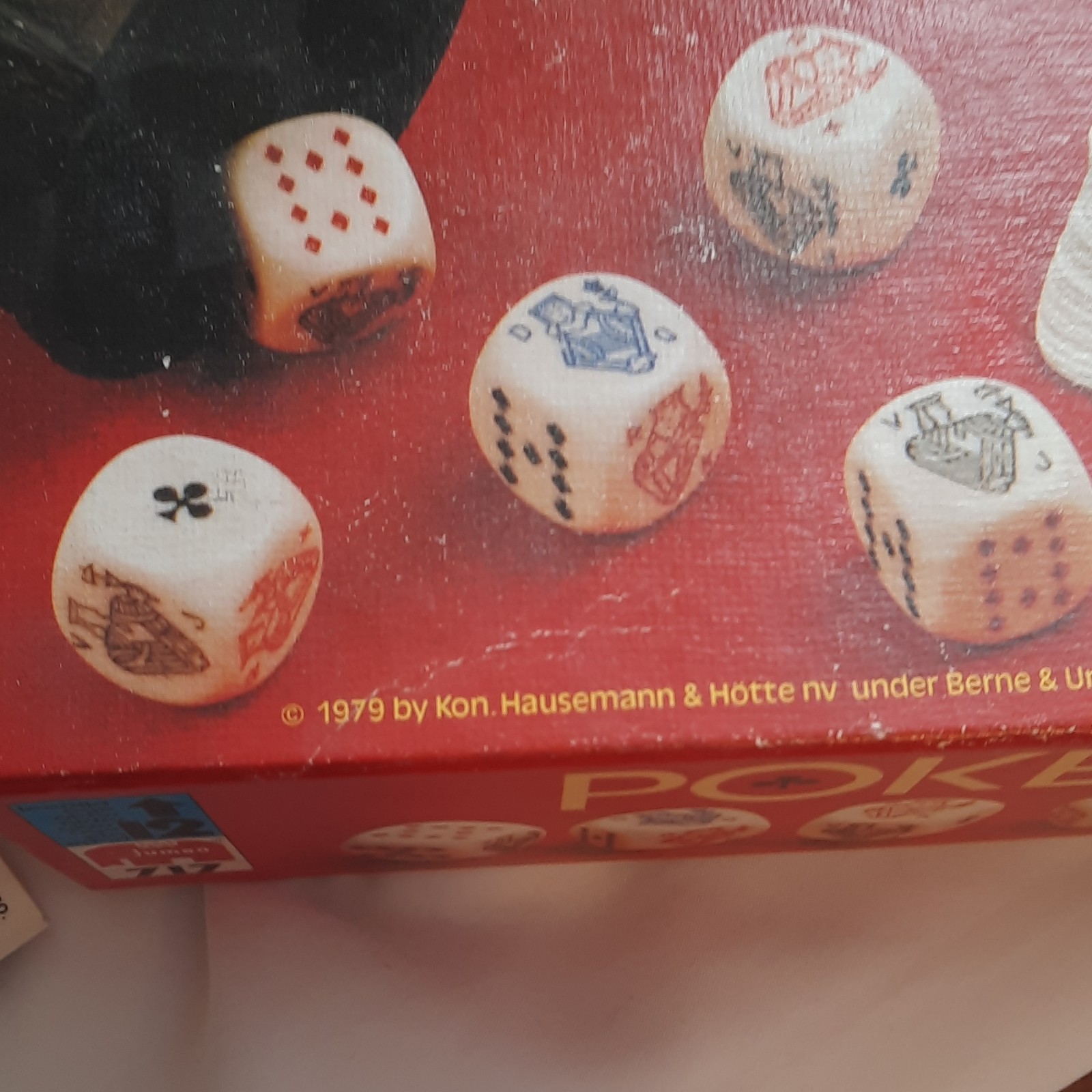Jumbo Poker Dice Game 1979 MPN 717 Cards & Dice Set for 12 Years & Up