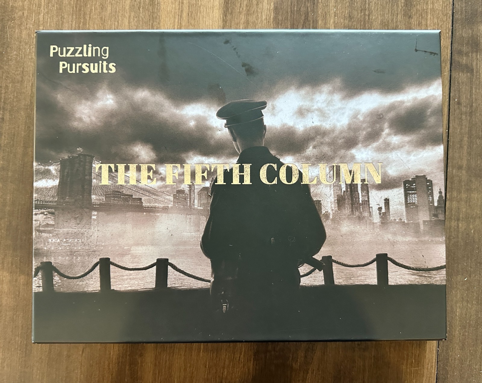 Puzzling Pursuits The Fifth Column Mystery Game reset for play