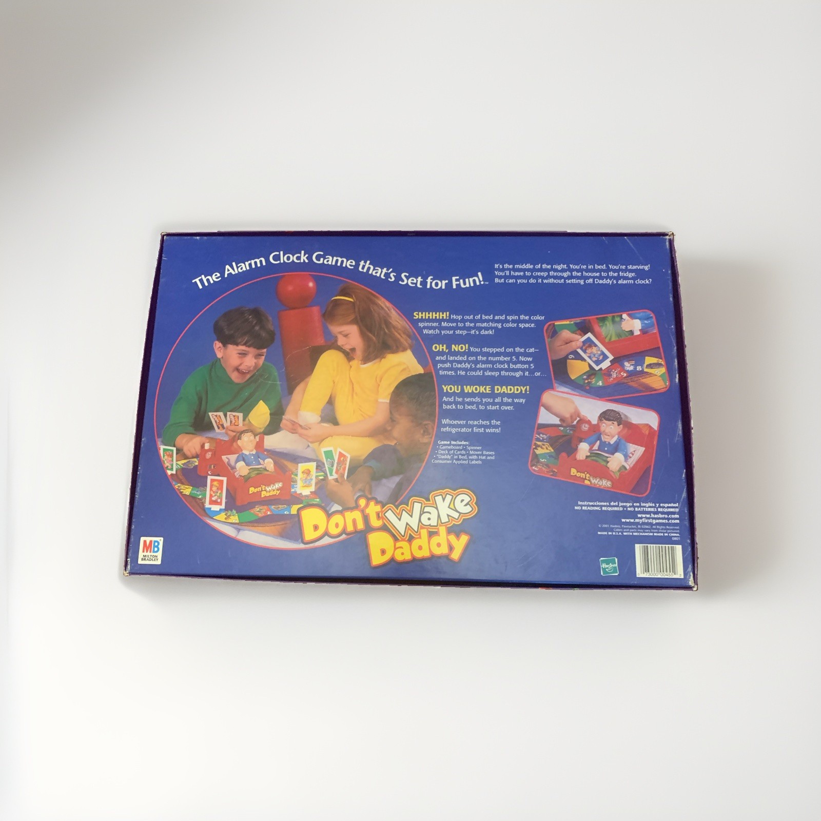 Don’t Wake Daddy Kid’s Board Game 2001 Milton Bradley See Description