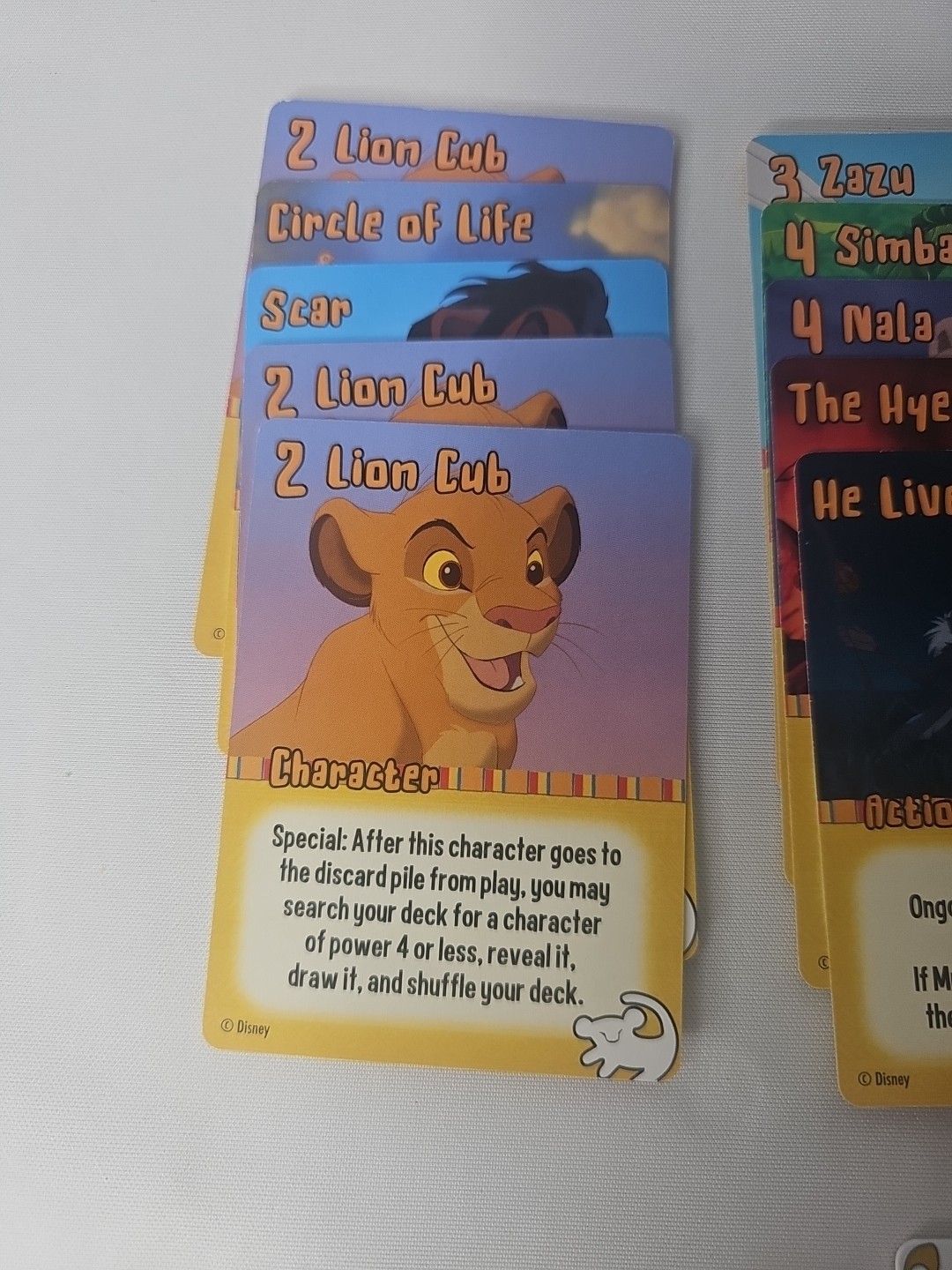 Smash Up DISNEY Lion King Faction Pack – Alderac Entertainment REPLACEMENT SET