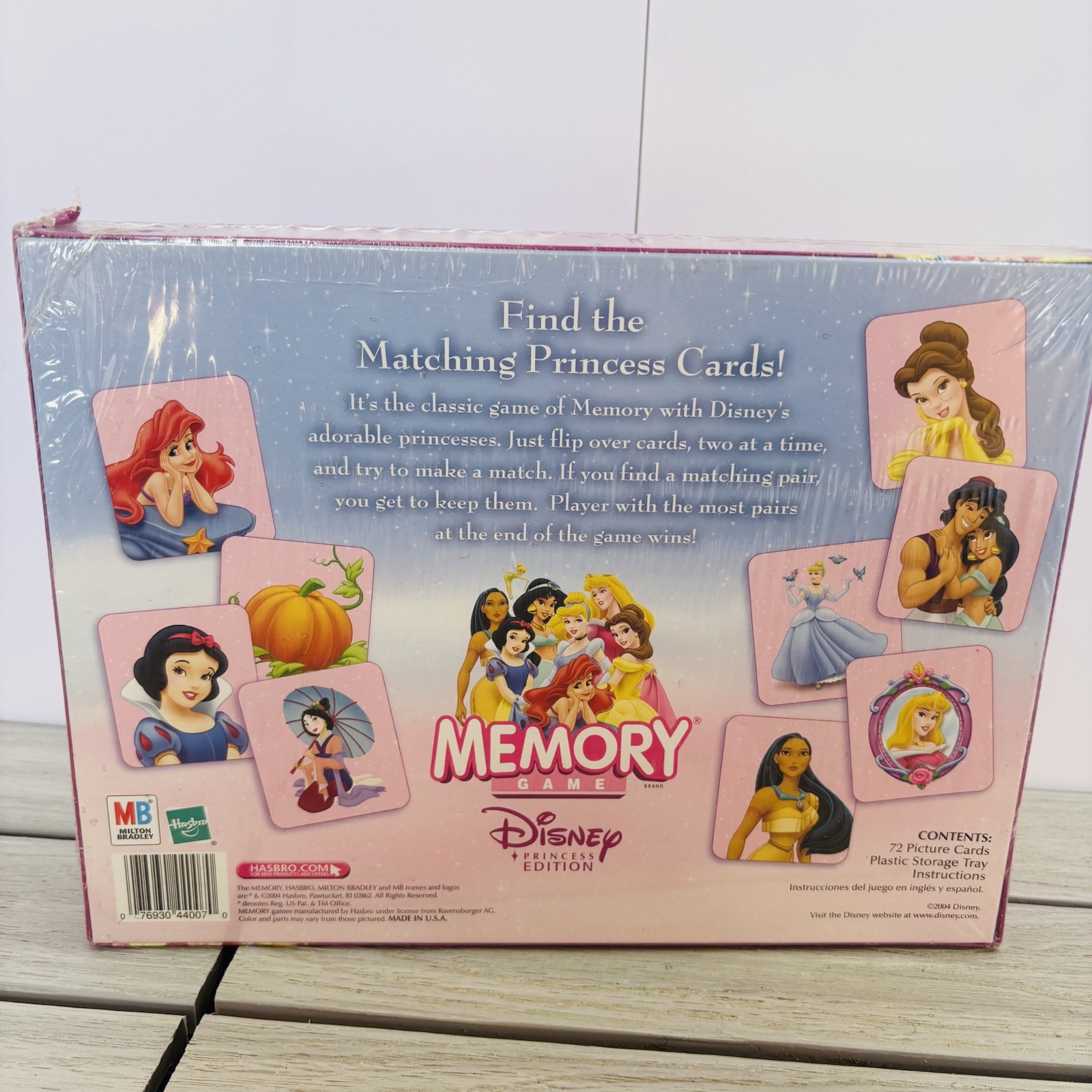 2004 Disney Princess Edition Memory Game Milton Bradley