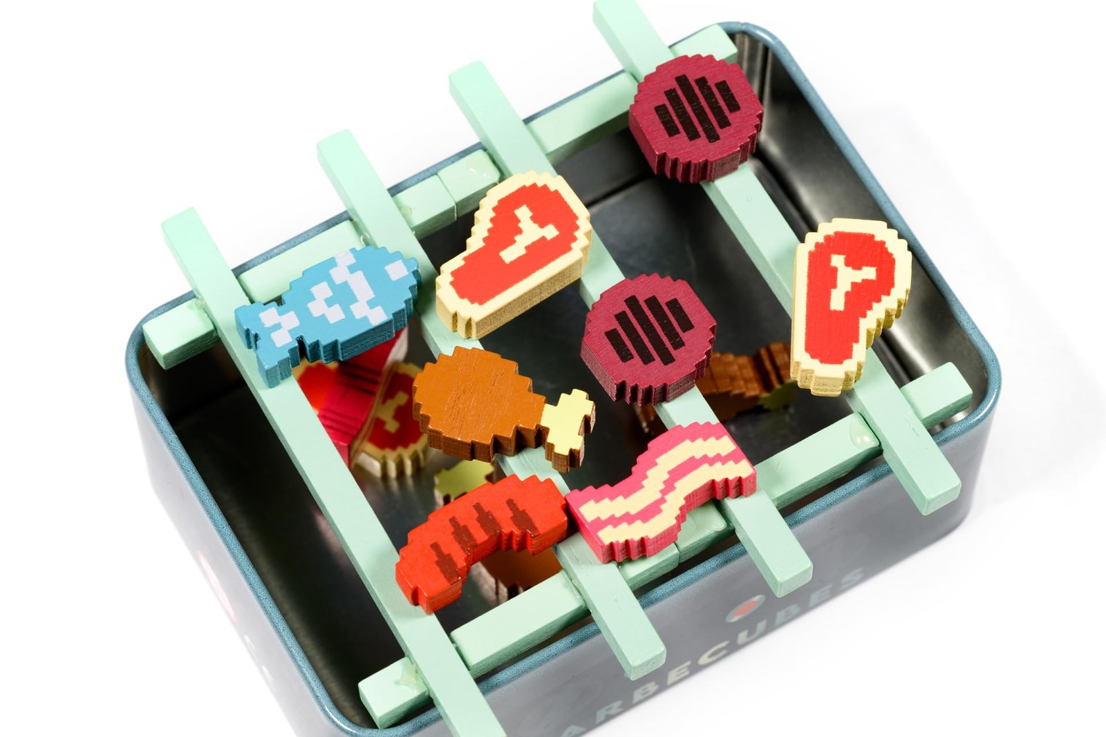Barbecubes By Alley Cat Games For Ages 6 And Up 2 To 6 Players Fast-Paced Bbq