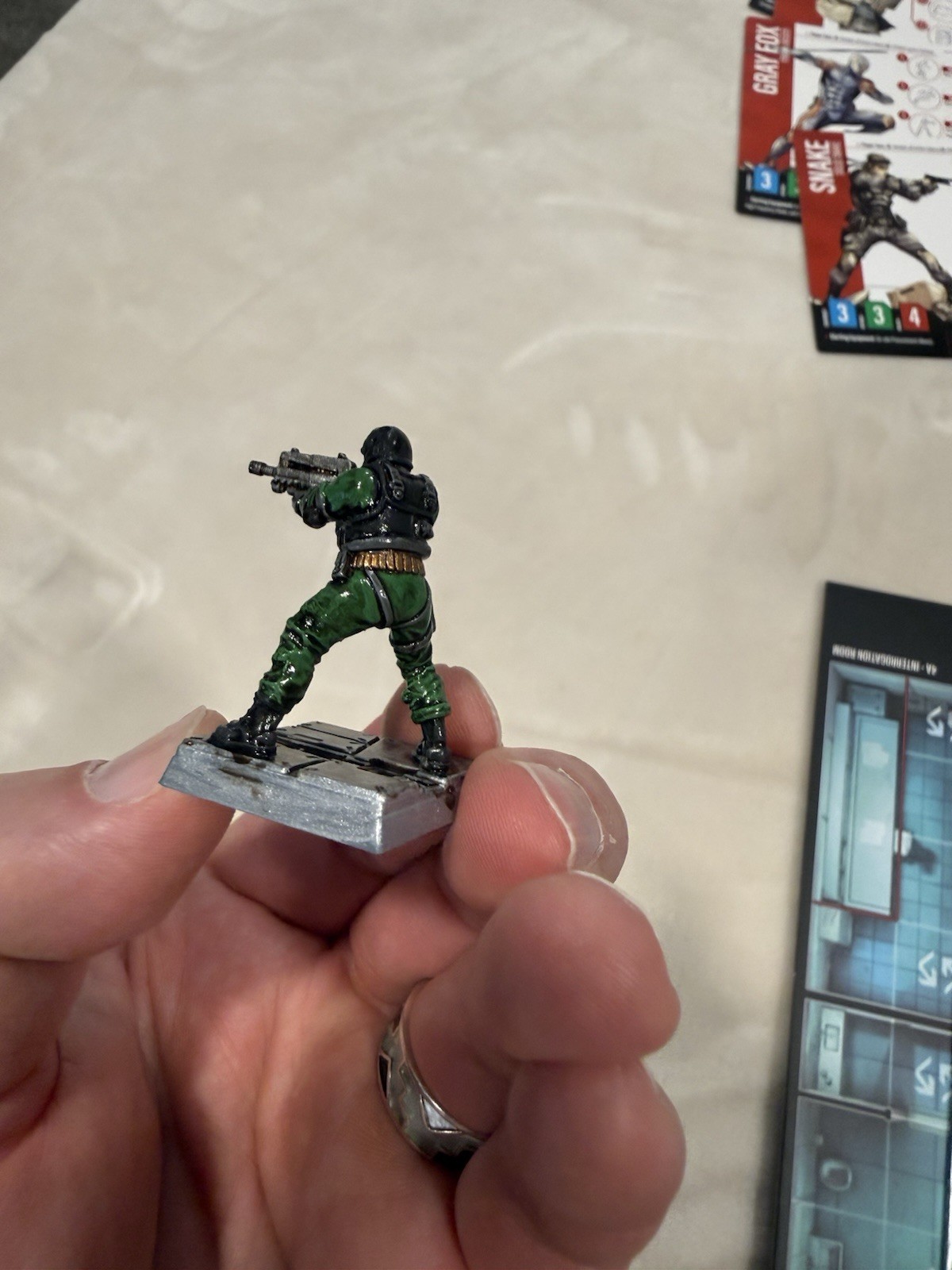 Metal Gear Solid: The Board Game Standard Edition by CMON. Painted