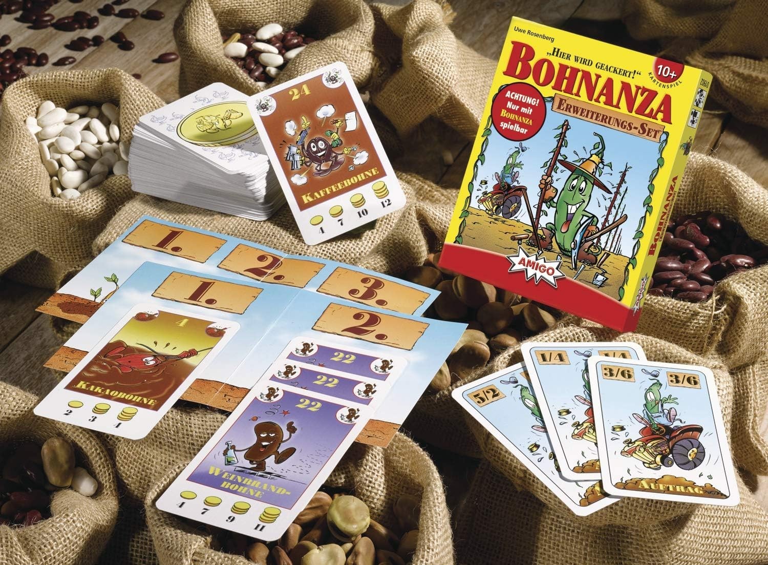 Bohnanza Expansion Set Card Game German Edition Amigo 1902