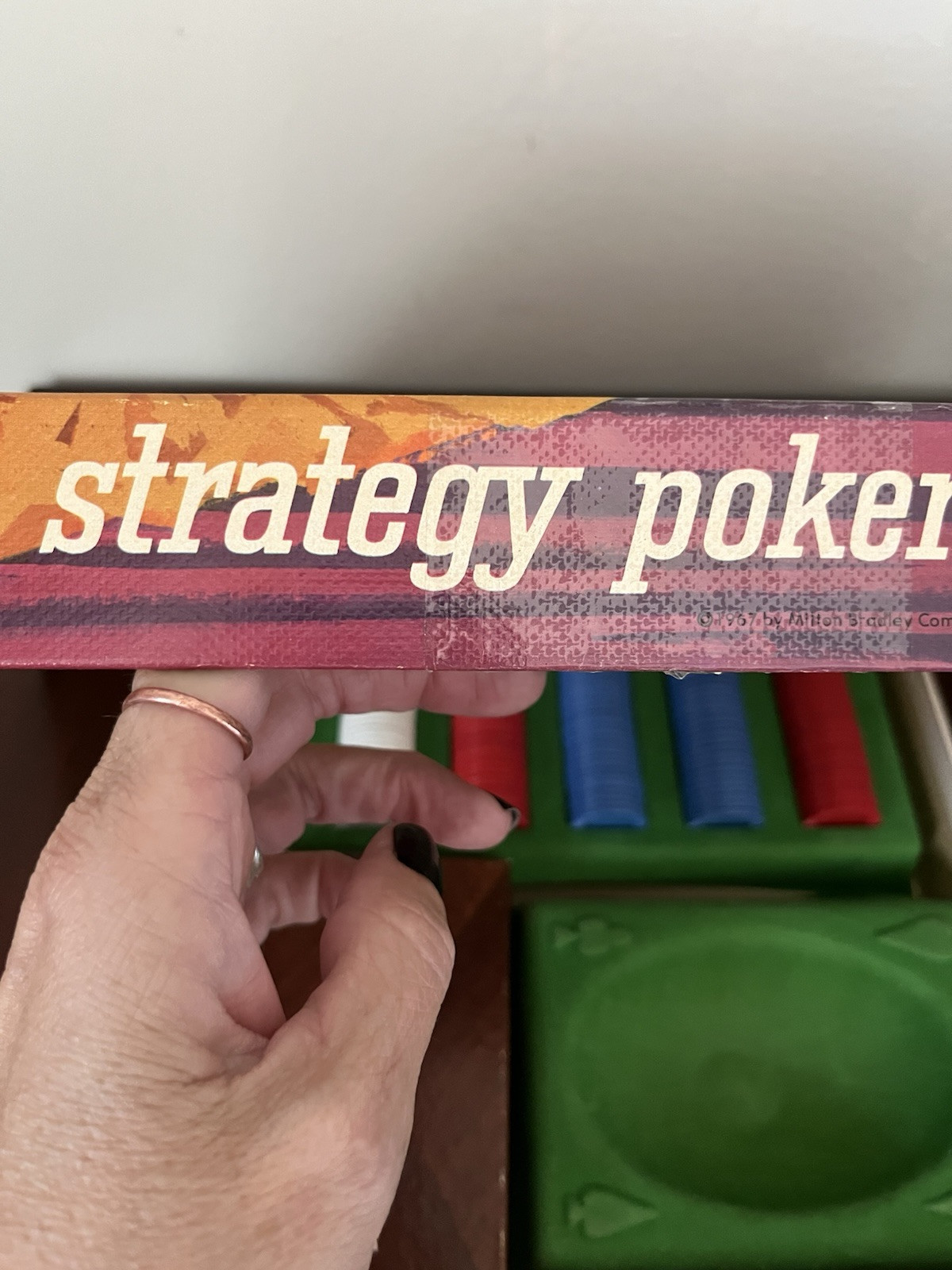 1967 Strategy Poker Game – Complete Great Condition- Fine Edition