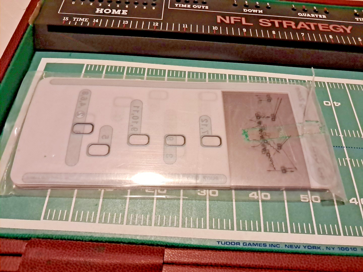 VTG NFL Strategy Football Briefcase Edition 1987 Tudor Games E20F