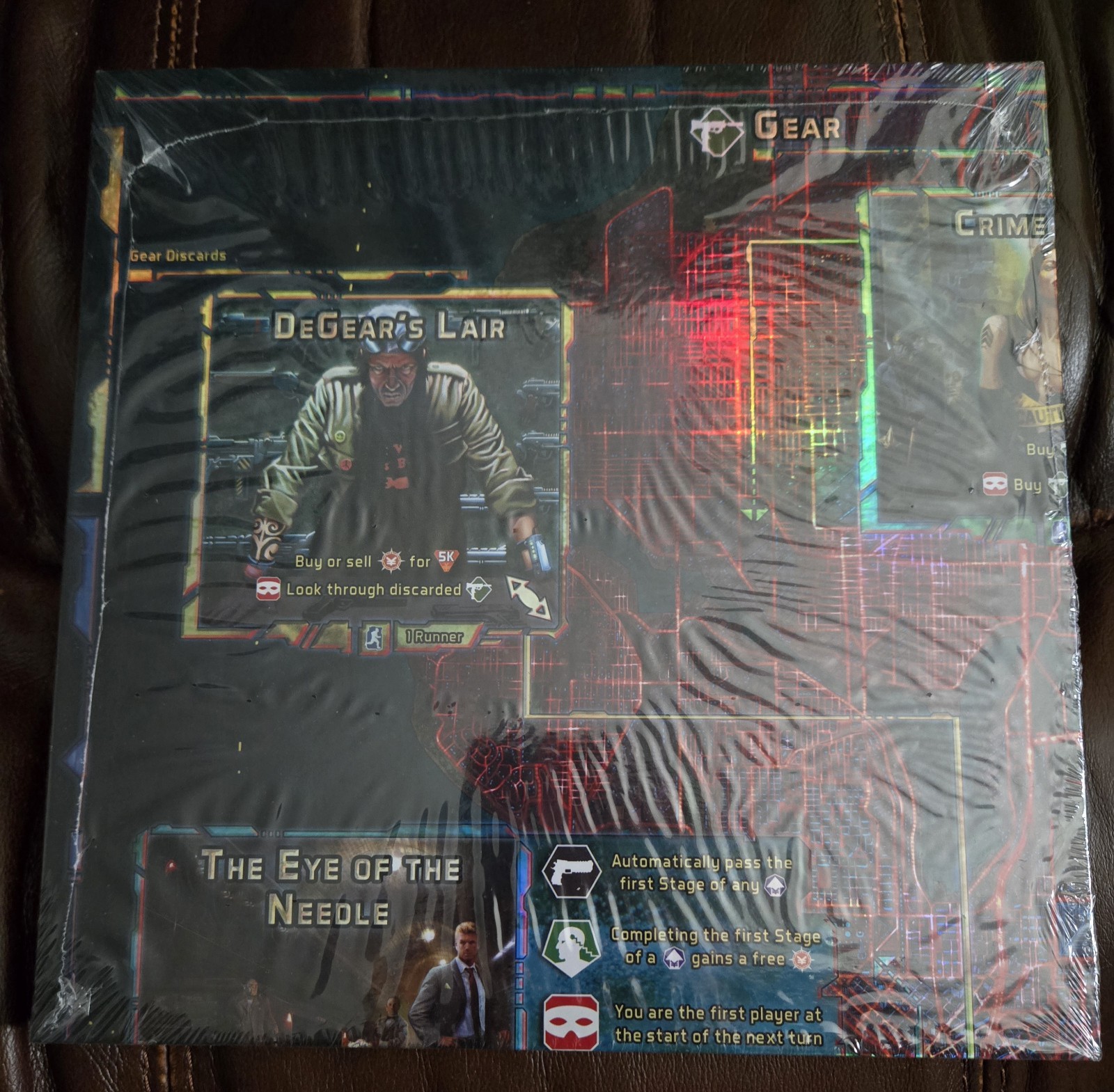 Shadowrun Sprawl Ops Brand New Seattle Map Board Game Never Opened