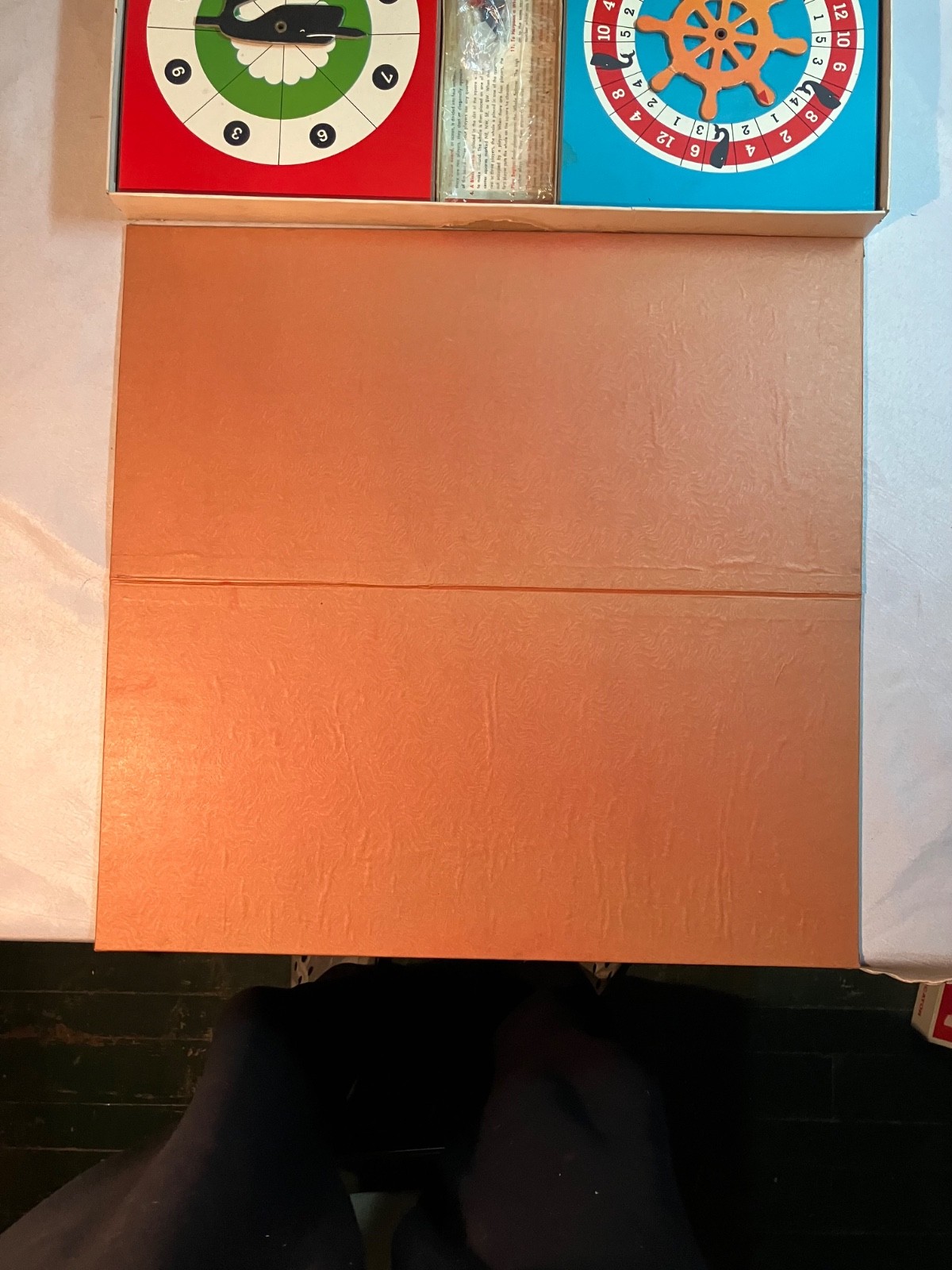 Vintage 1955 Gabriel Harpoon Board Game Complete Rare