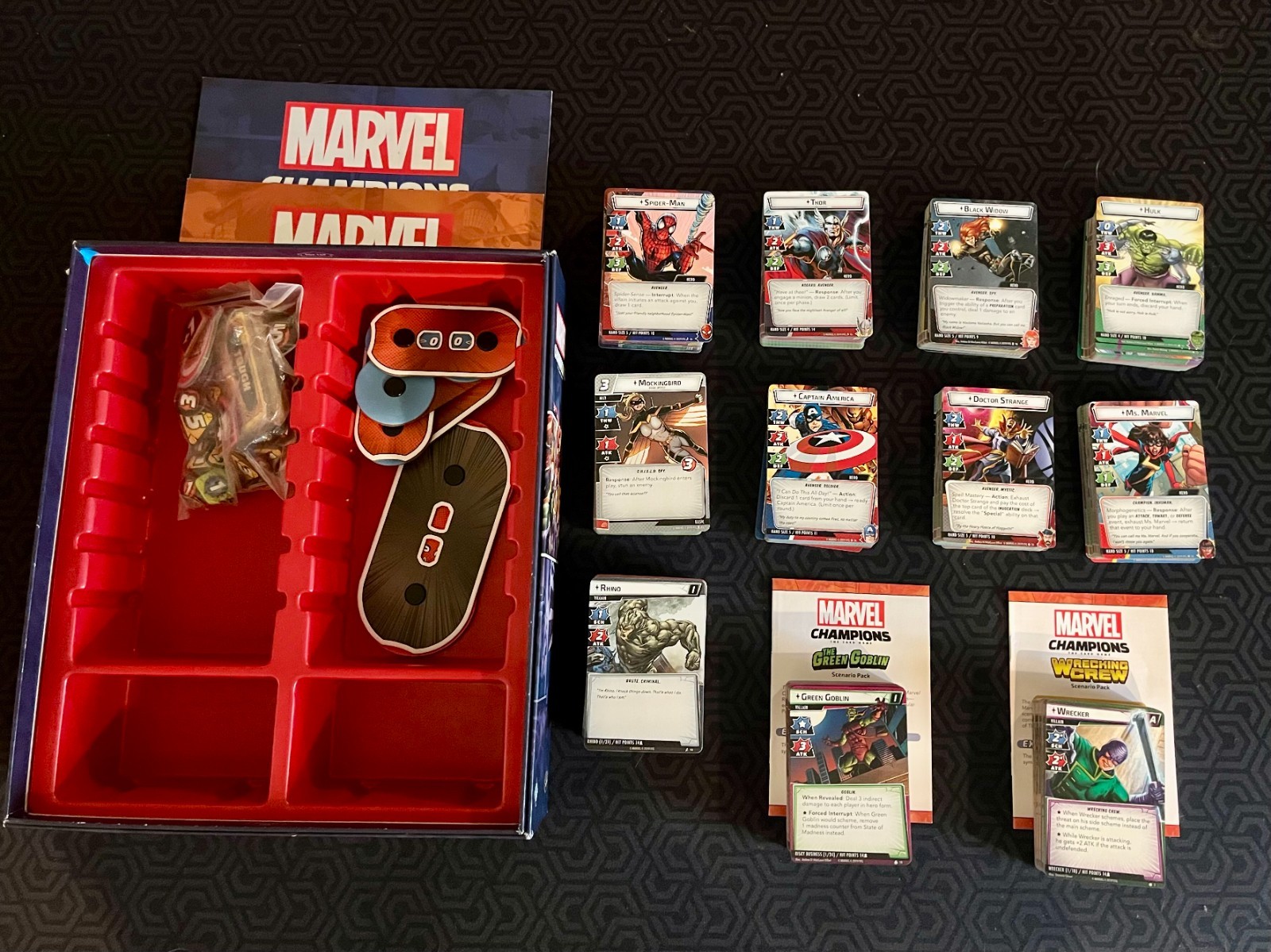 [Marvel Champions LCG] Core Set + Wave 1 inc. Captain America & Doctor Strange