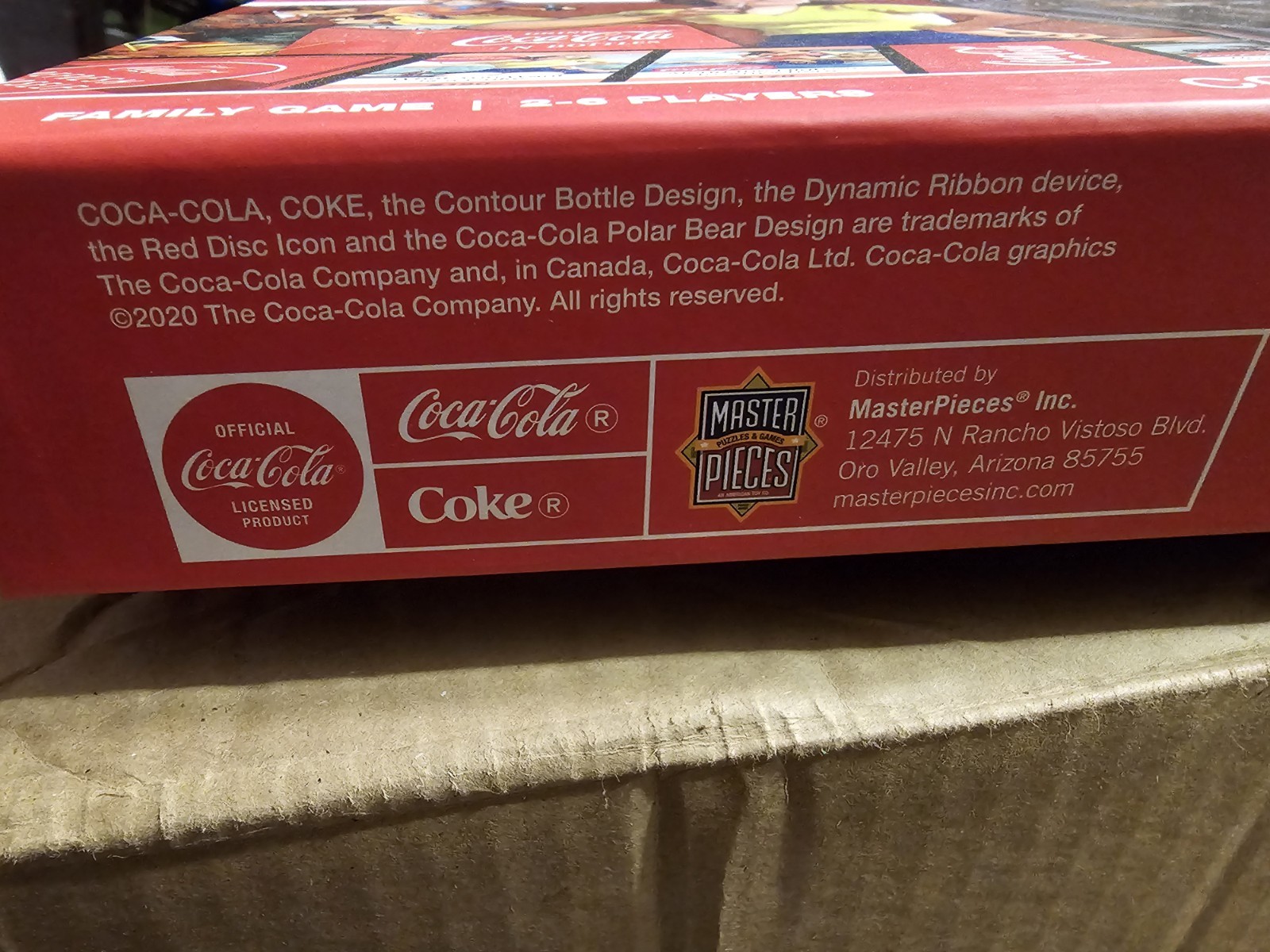NEW Coca-Cola Opoly Board Game Collector’s Edition 6 Token Set by Masterpieces