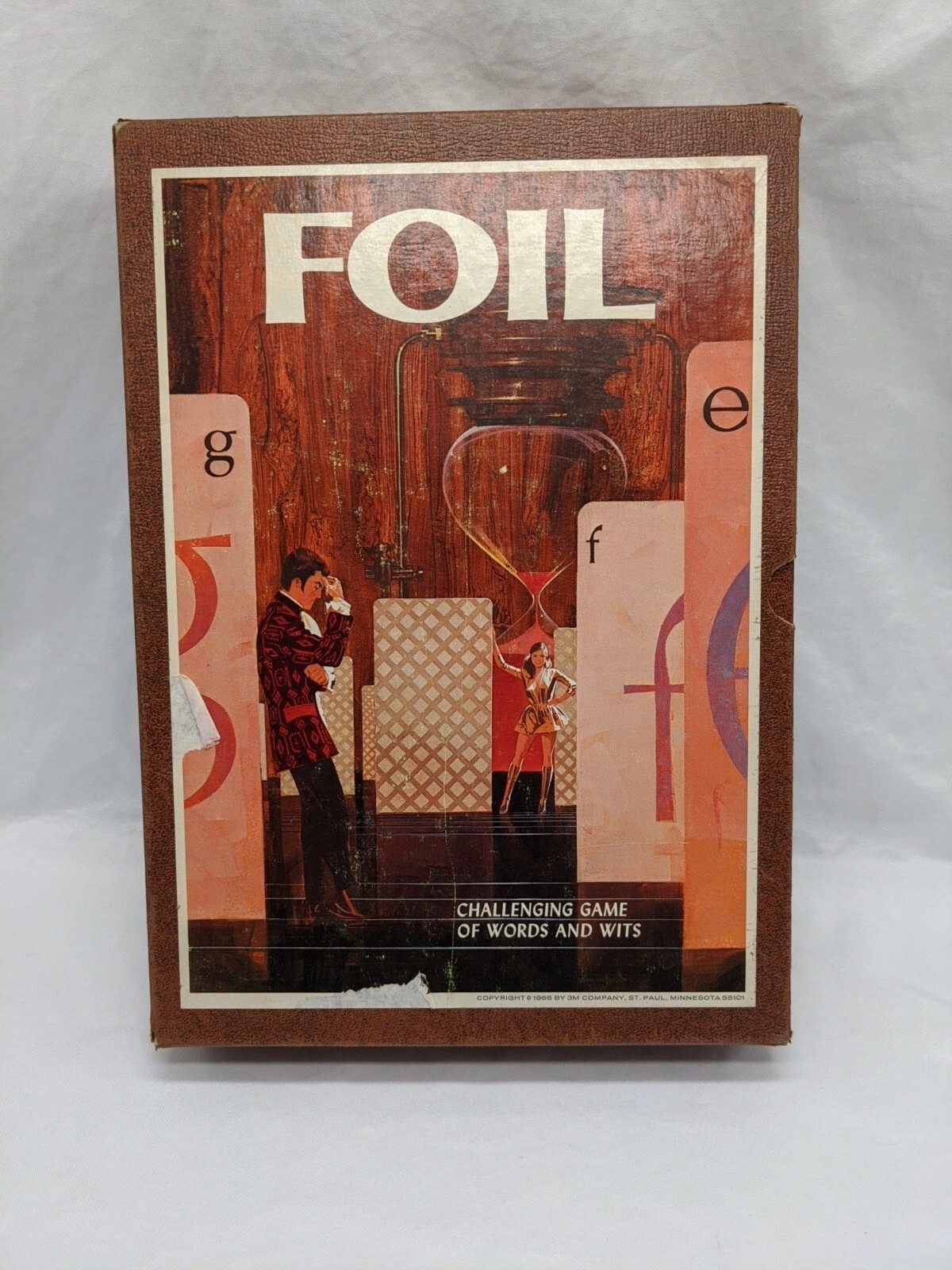 Foil Challenging Game Of Words And Wits 3M Bookshelf Games Board Game Complete