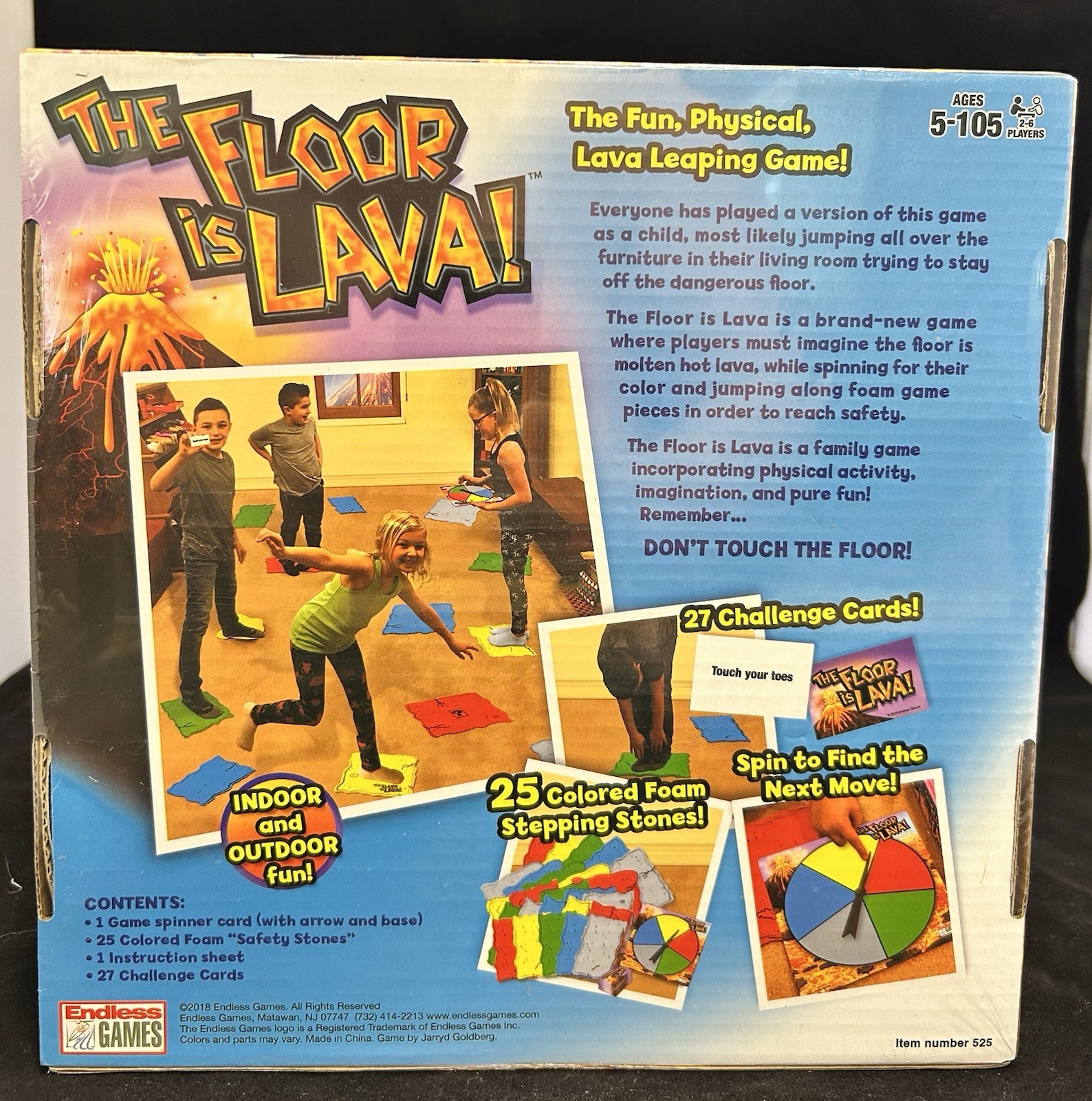 The Floor Is Lava! The Fun, Physical Lava Leaping Family Game! New sealed