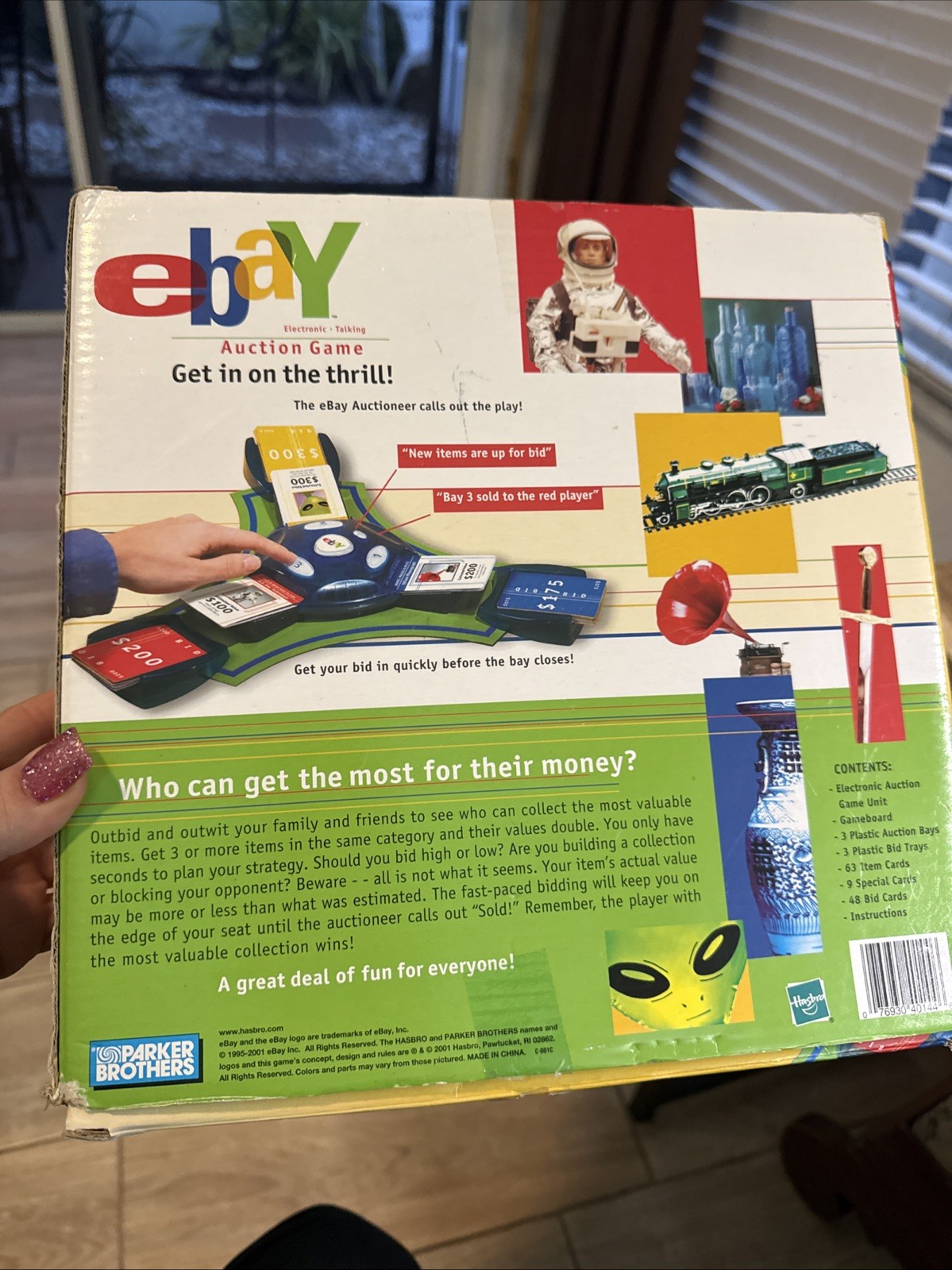 2001 Hasbro Ebay Electronic talking Auction Board Game COMPLETE mc