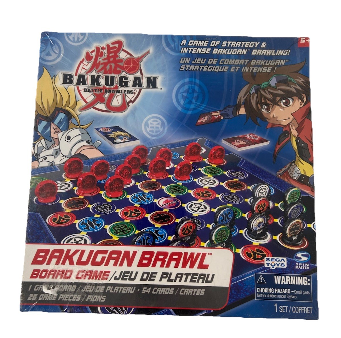 SEGA Toys Spin Master Bakugan Brawl Board Game Anime Theme Complete Set Ages 5+