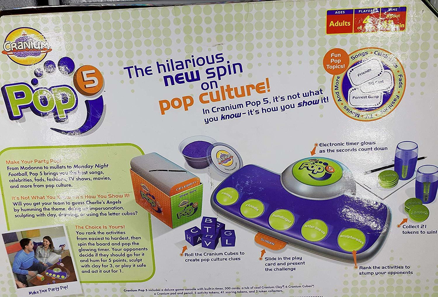 Cranium Pop 5 Adult Pop Culture Console Game