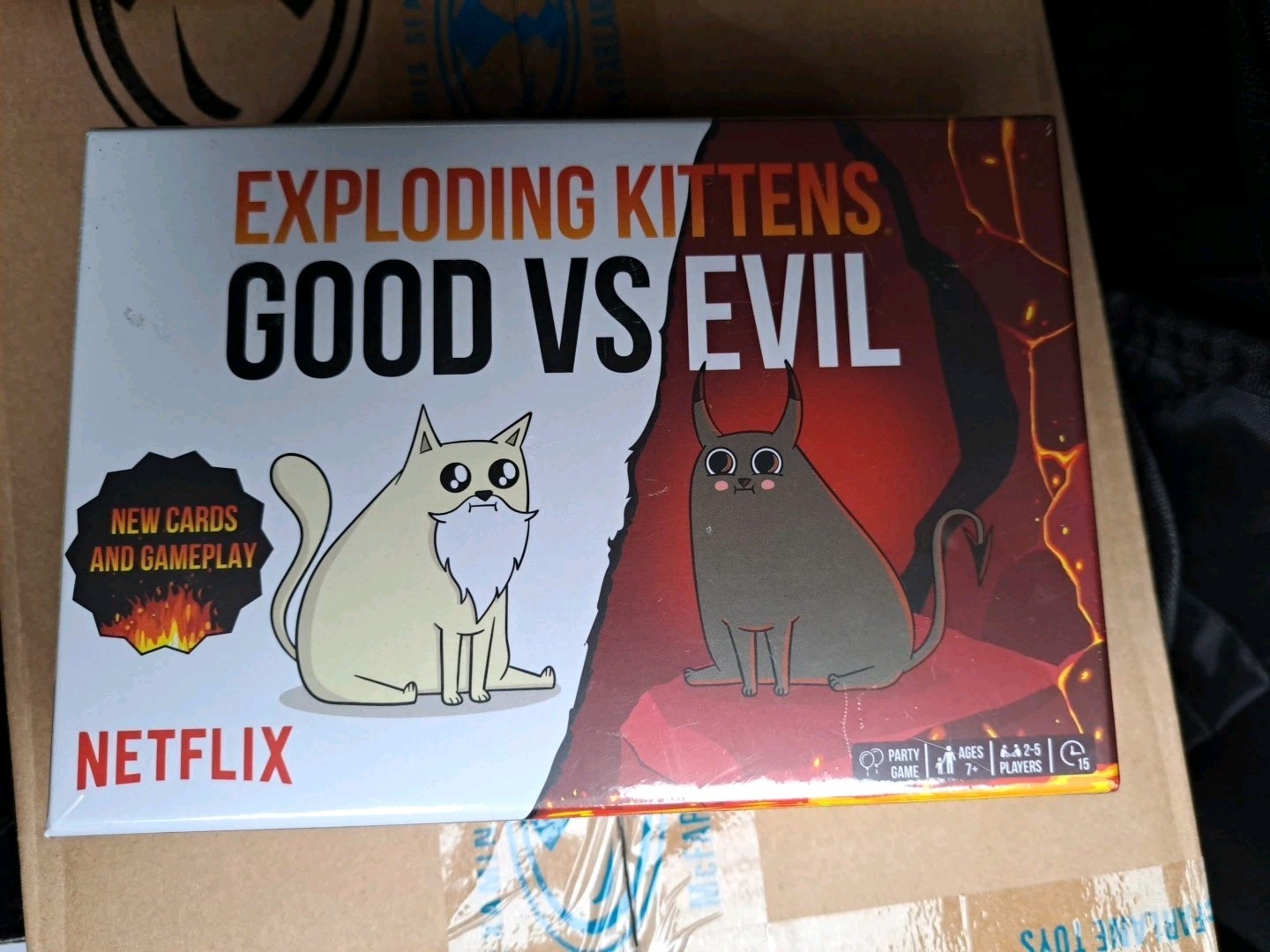 Exploding Kittens Good vs. Evil 2-5 Players Sealed Games Gifts Stuffers