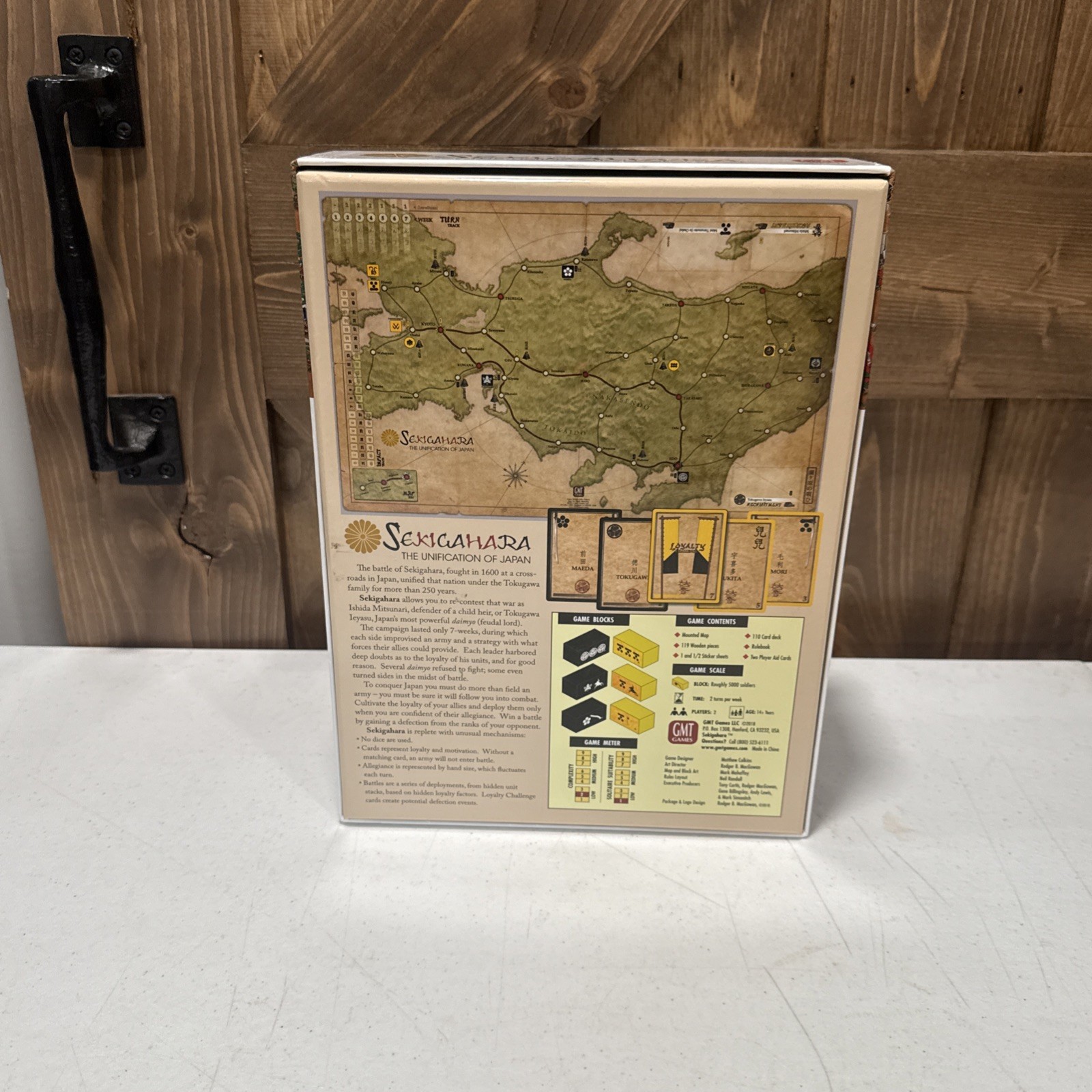 Sekigahara: The Unification of Japan, GMT Games 4th Print 100% Complete