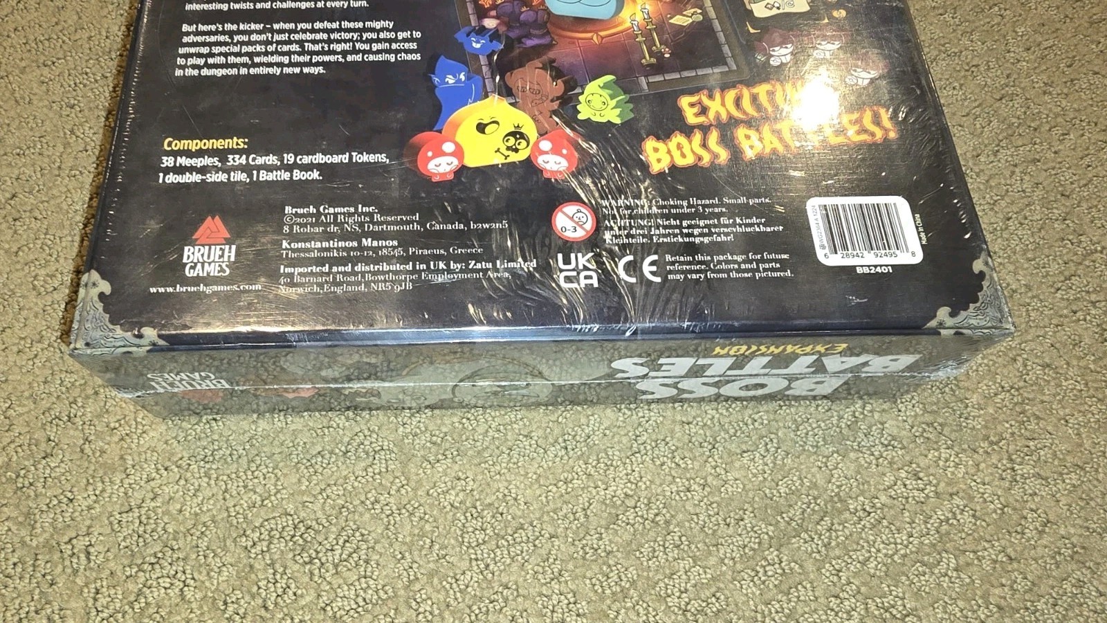 Keep the Heroes Out Boss Battles Expansion NEW SEALED Brueh Games 6