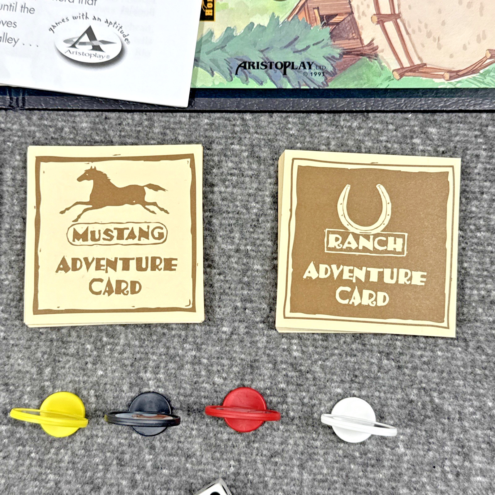 Herd Your Horses! Horse Themed Board Game Complete 2002 Aristoplay 1 Day Ship!👍