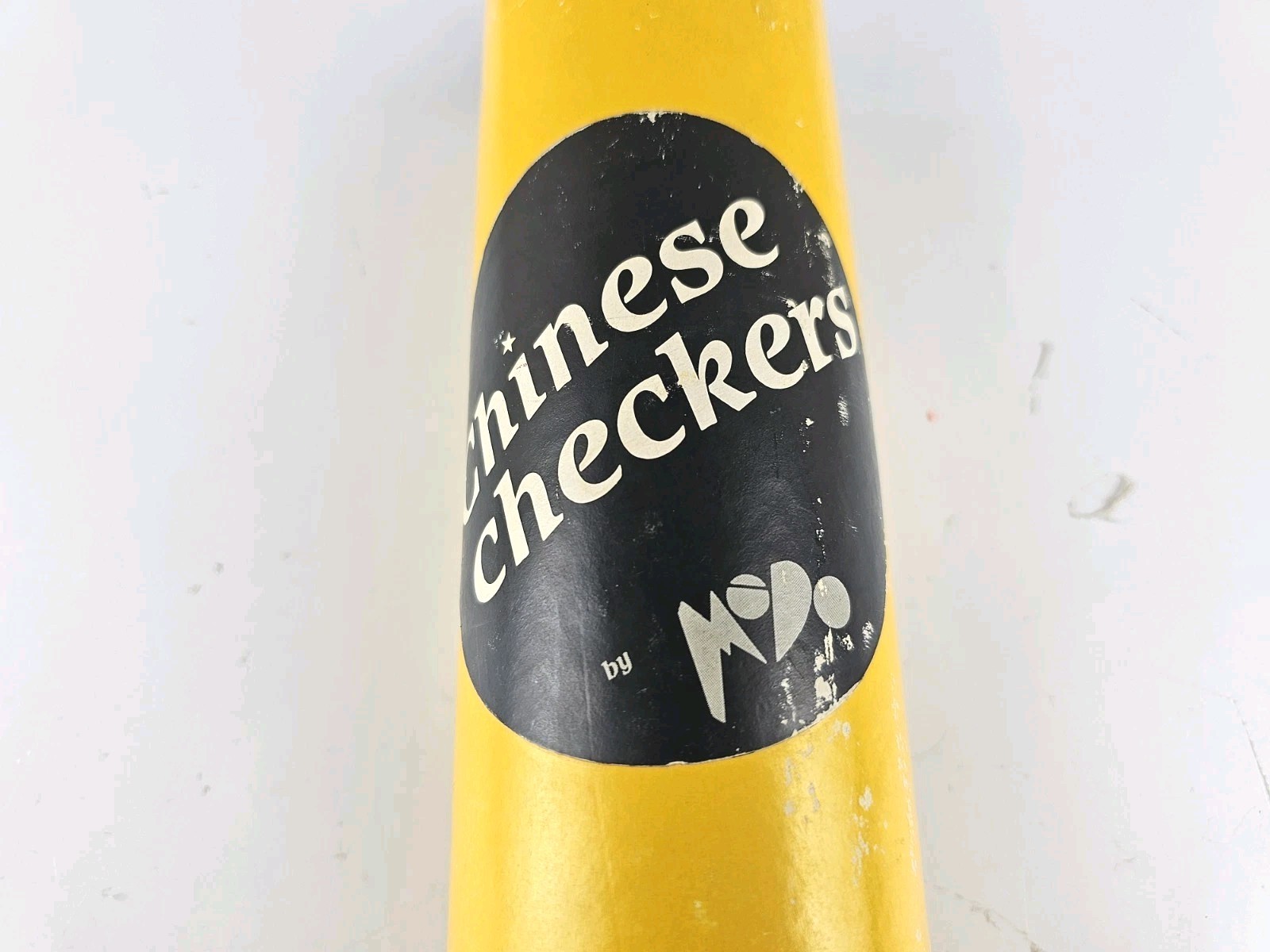 Vintage Modo Chinese Checkers Roll Up Game In Tube Complete