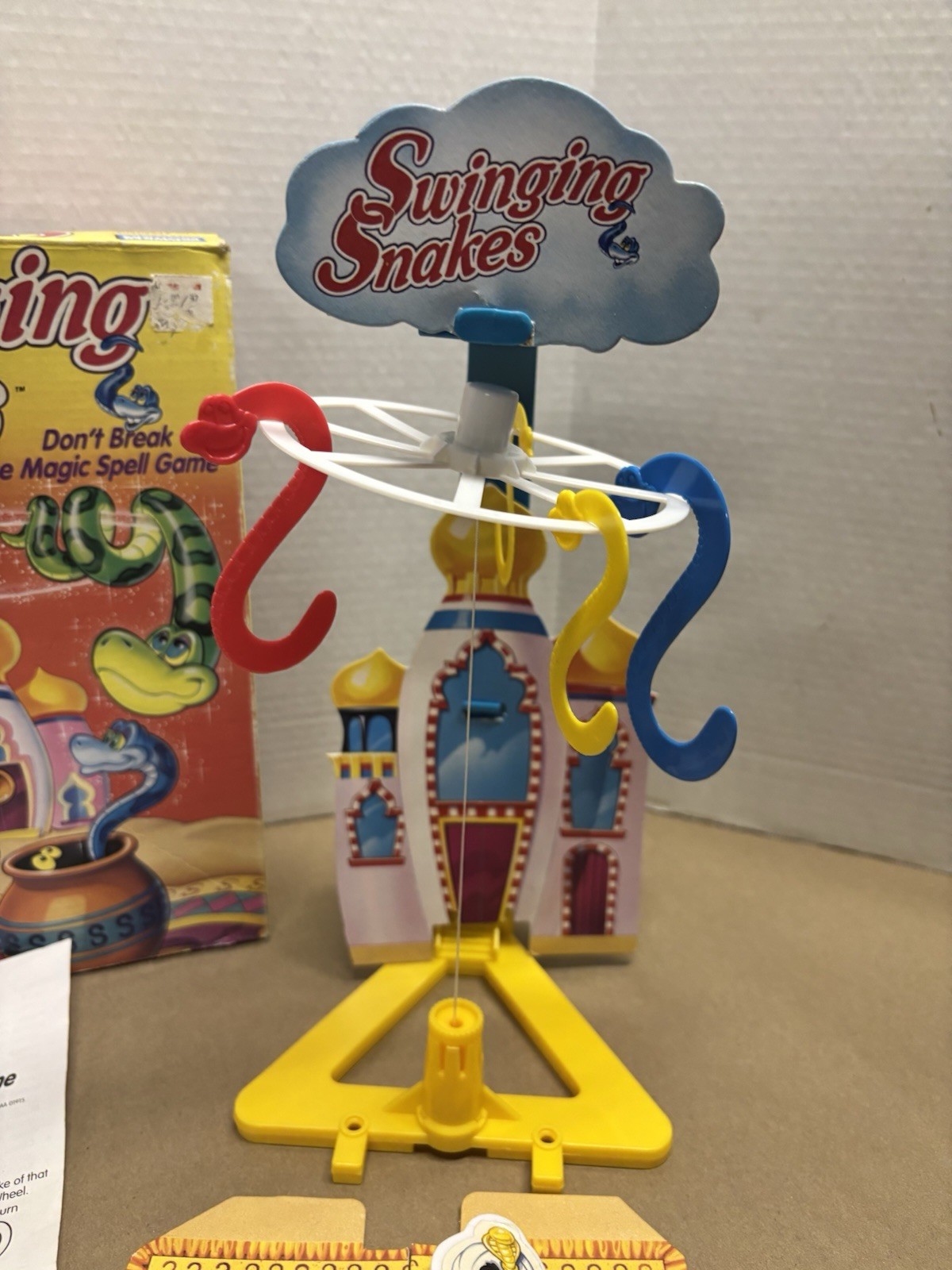 SWINGING SNAKES 1993 Vintage Parker Brothers Board Game COMPLETE