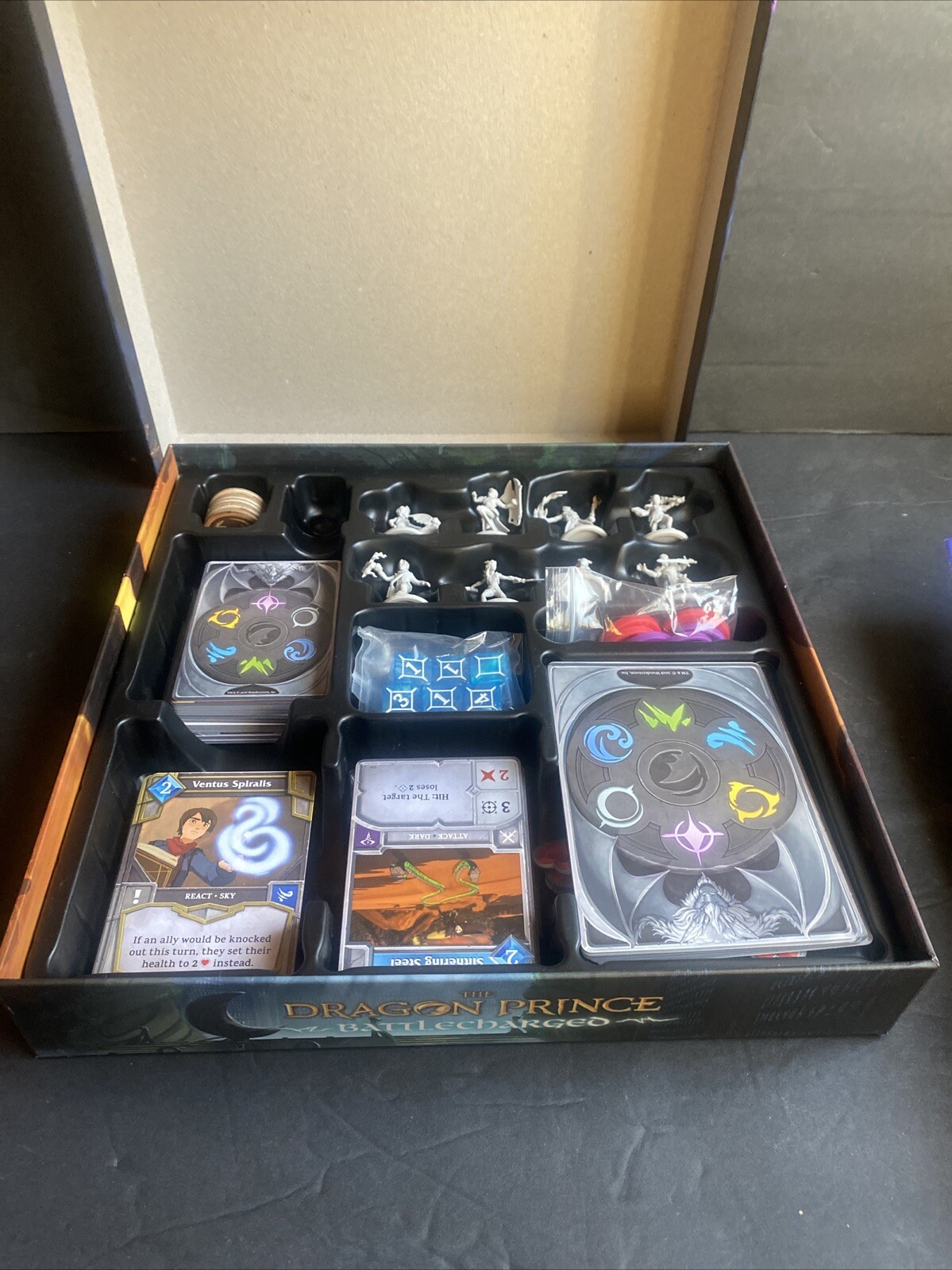 The Dragon Prince Battlecharged Board Game – BrotherWise Games – Complete -Used