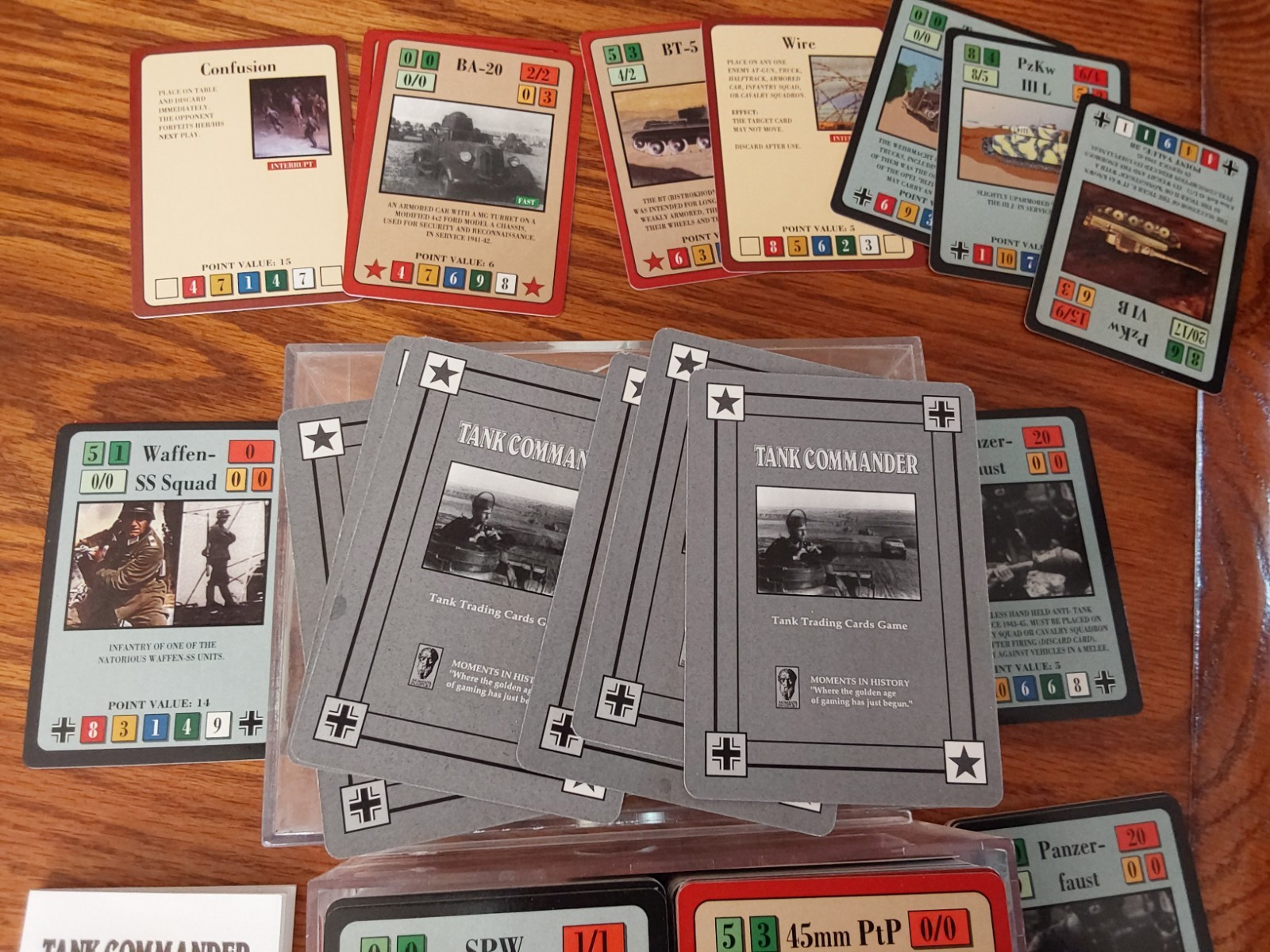 Moments In History Tank Commander: Eastern Front TCG Lot – TANKS/WW II Card Game