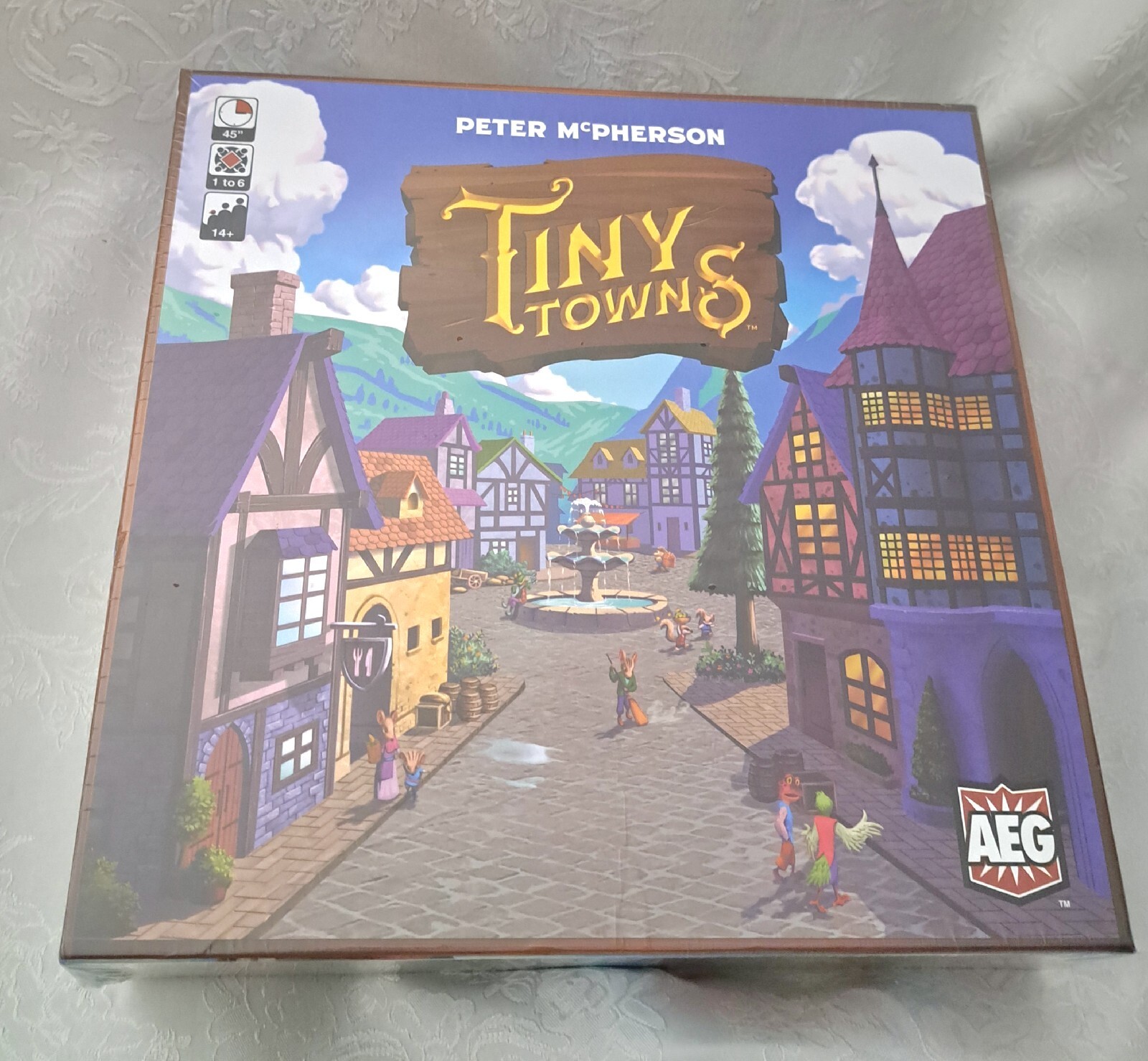 Tiny Towns Peter McPherson AEG Board Game Brand NEW, SEALED !