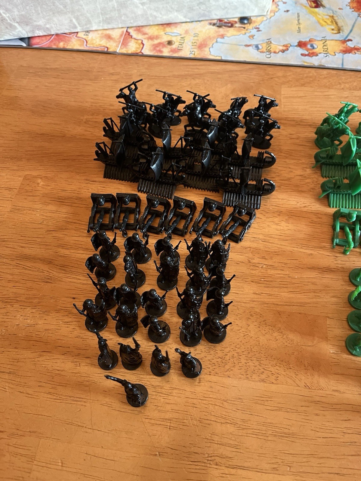 Conquest of the Empire Board Game Eagle Games Version 2005 Nearly Complete Figs
