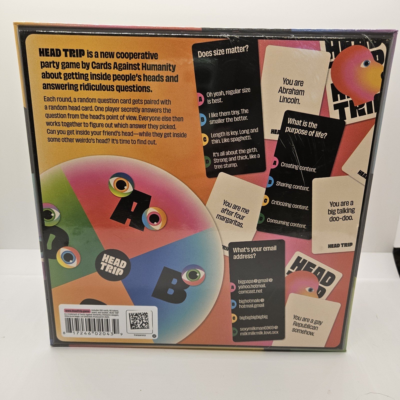 Head Trip Board Game by Cards Against Humanity Party Game New Sealed