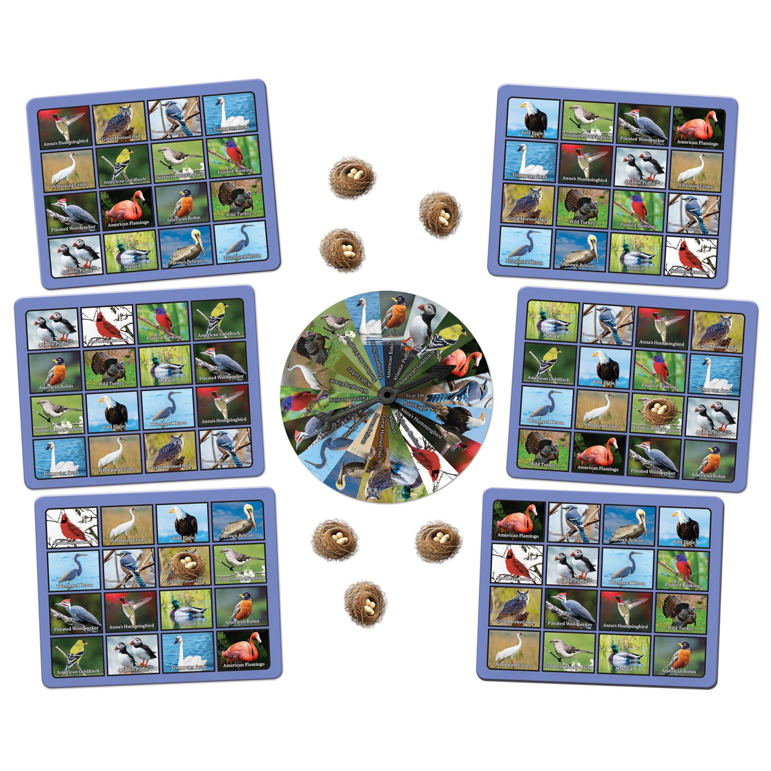 MasterPieces – Audubon – Officially Licensed Bingo Game for Kids and Families
