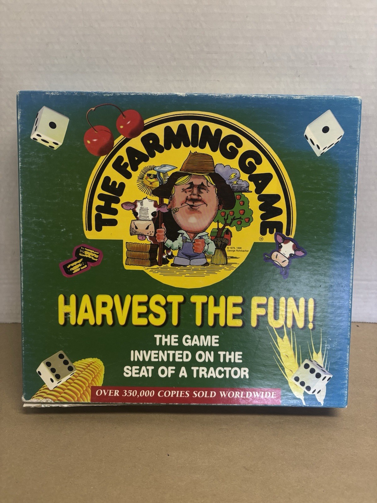 Vintage The Farming Game, Harvest the Fun! By Weekend Farmer Board Game Complete