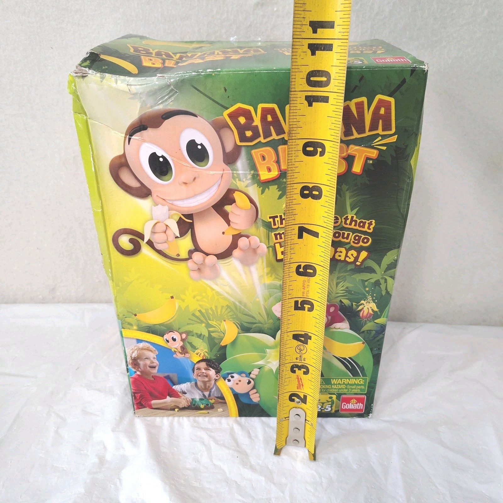 Banana Blast Game Goliath 2018 No Instructions Complete Ages 4 and Up Monkey Fun