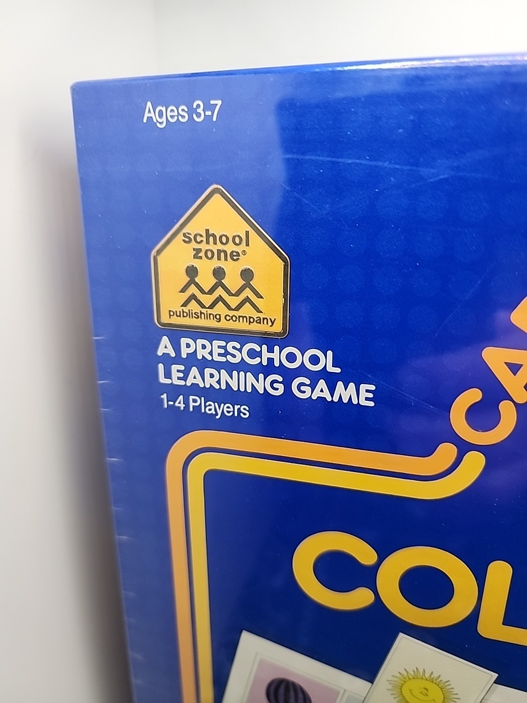 1987 Captain Kangaroo School Zone Colors Game, Brand New/Sealed. Preschool Learn