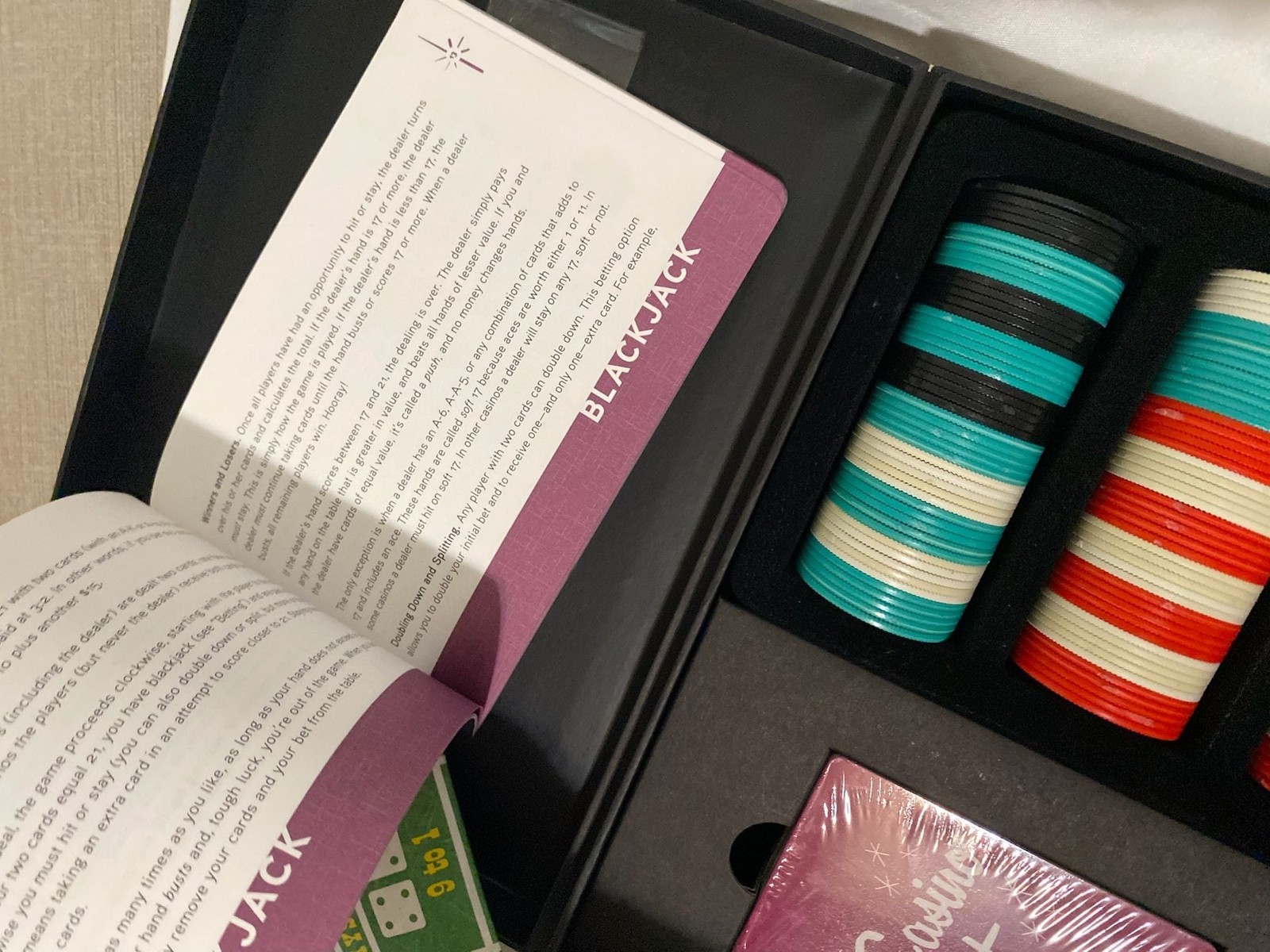 Casino Night Game, Brand New as never played and cards are still sealed.